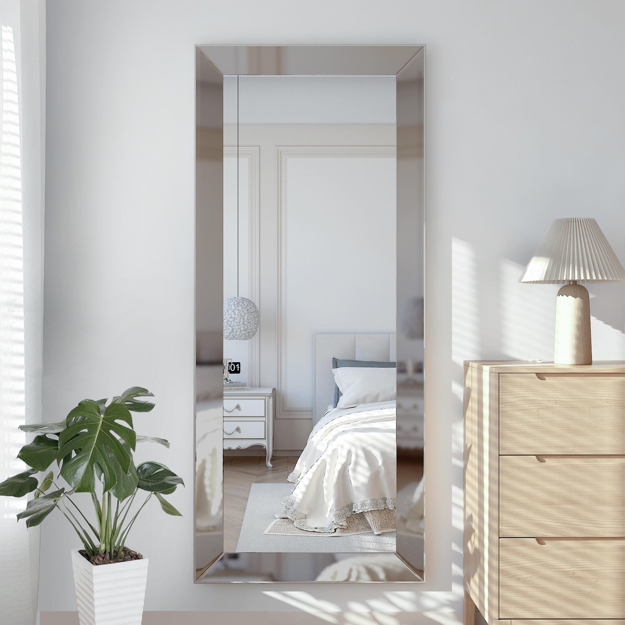 Dovelina Dulcea Rectangle Full Length Mirror, , rollover
