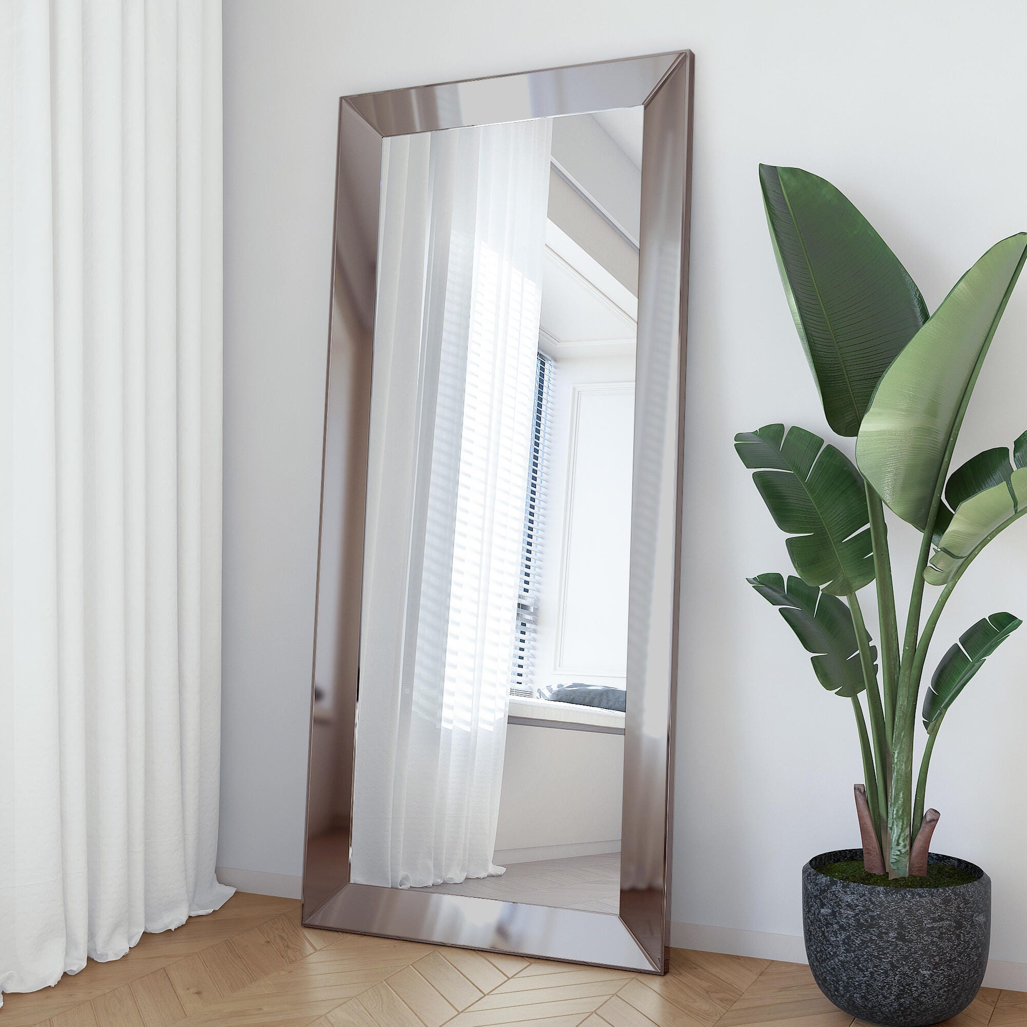 Dovelina Dulcea Rectangle Full Length Mirror, , large
