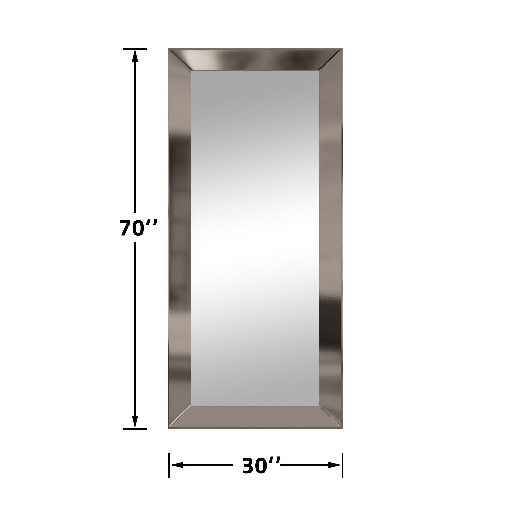 Dovelina Dulcea Rectangle Full Length Mirror, , large