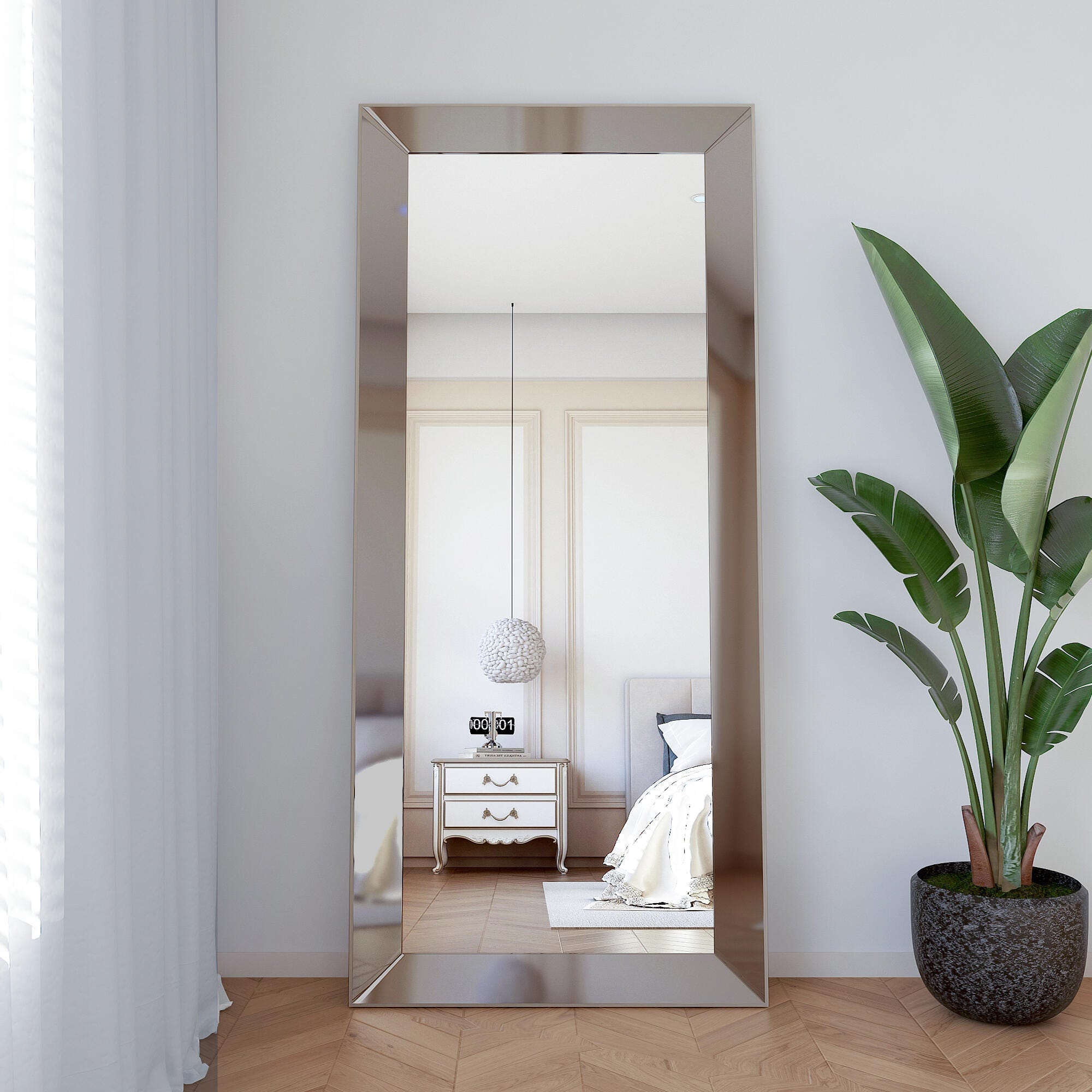 Dovelina Dulcea Rectangle Full Length Mirror, , large