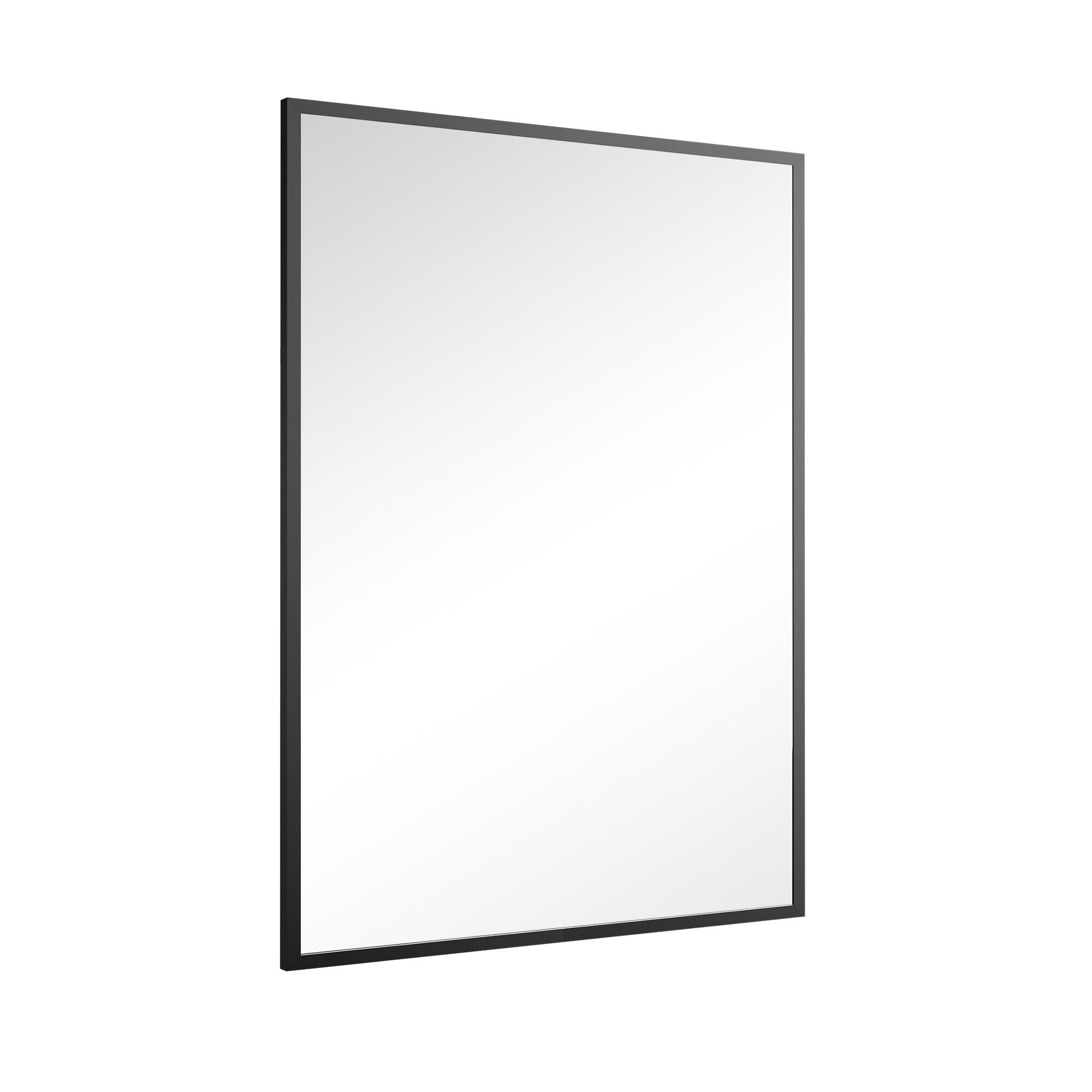Dovelina Dulcea Rectangle Wall Mirror (Set of 2), Black, large