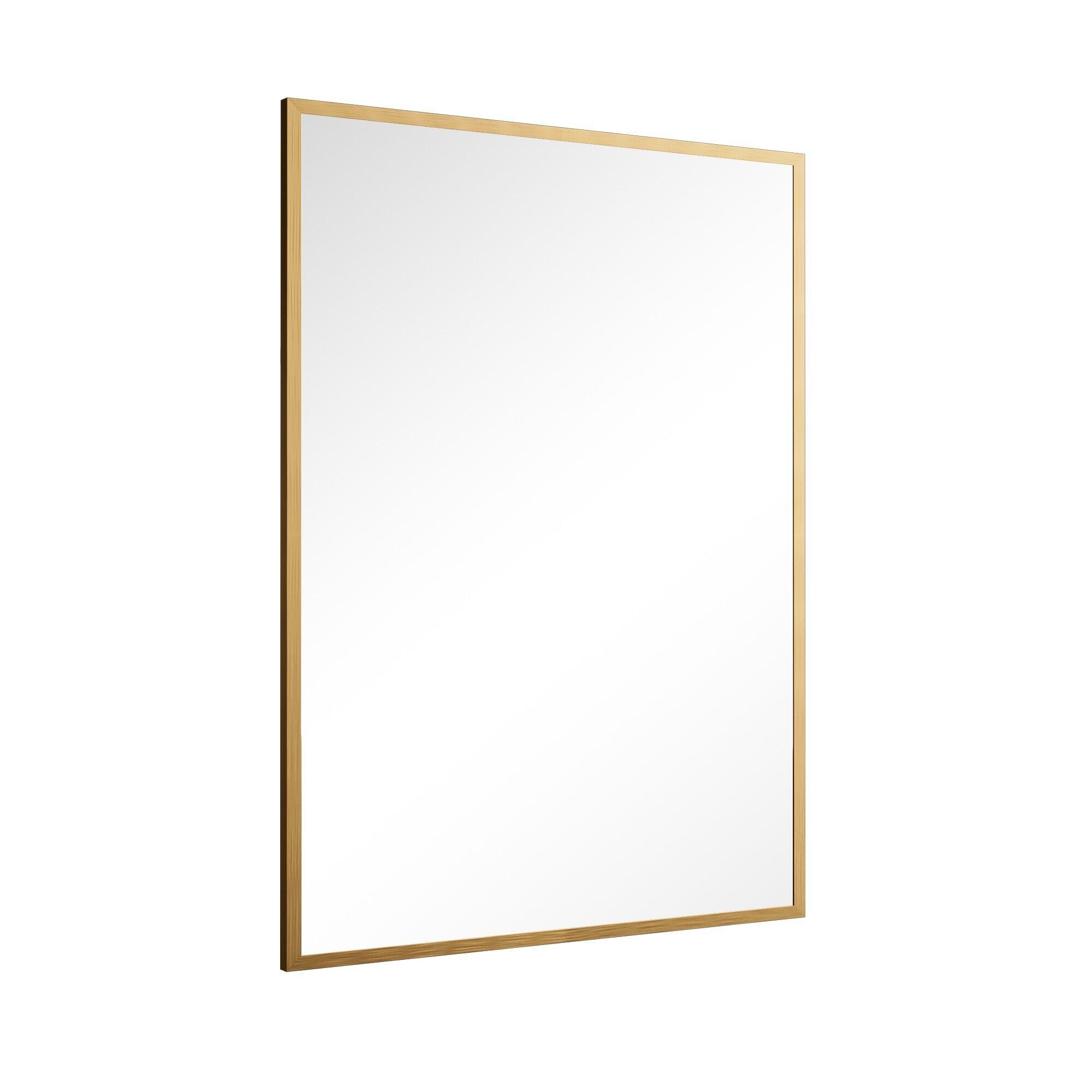 Dovelina Dulcea Rectangle Wall Mirror (Set of 2), Gold, large