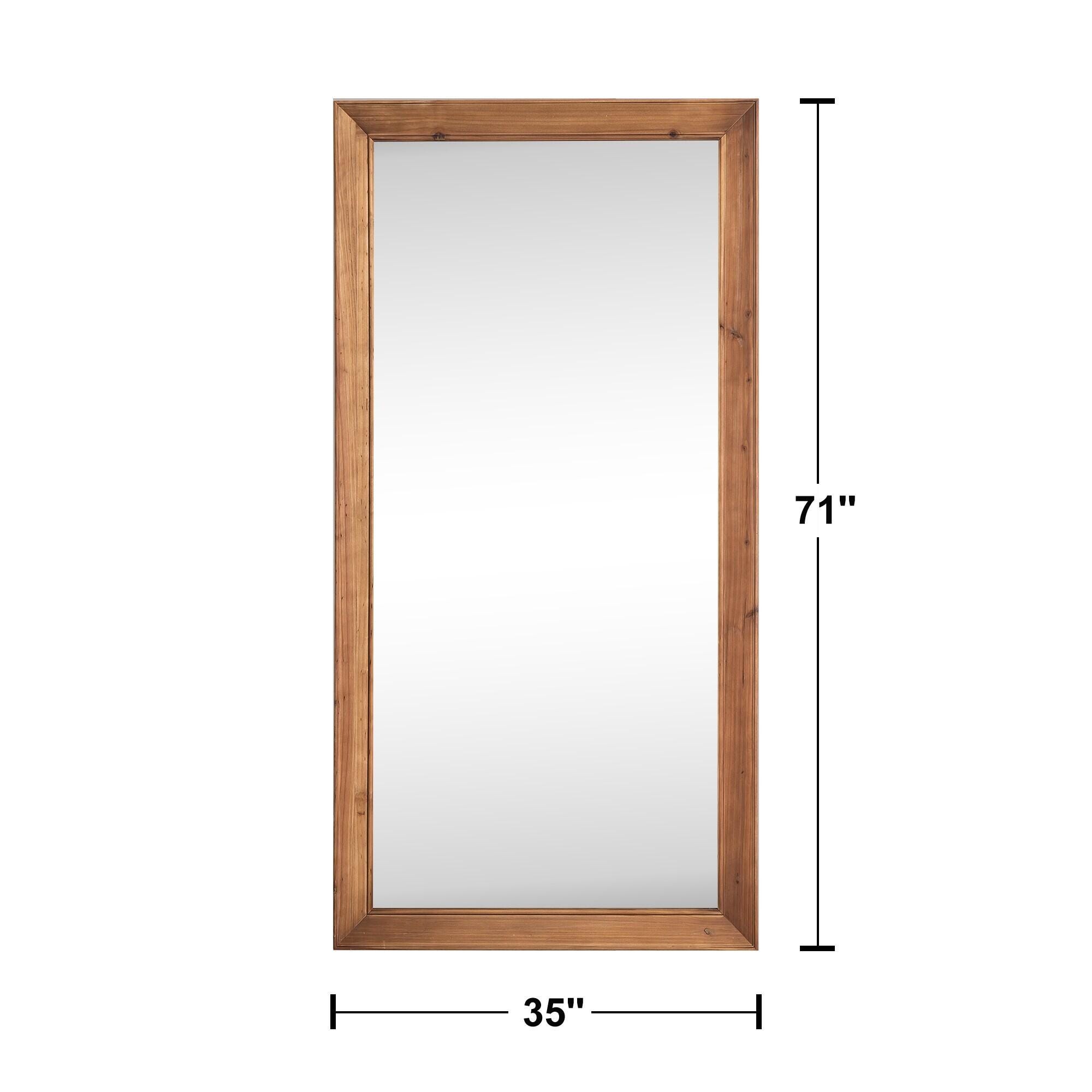 Dovelina Dulcea Striped Frame Free Standing Mirror, , large