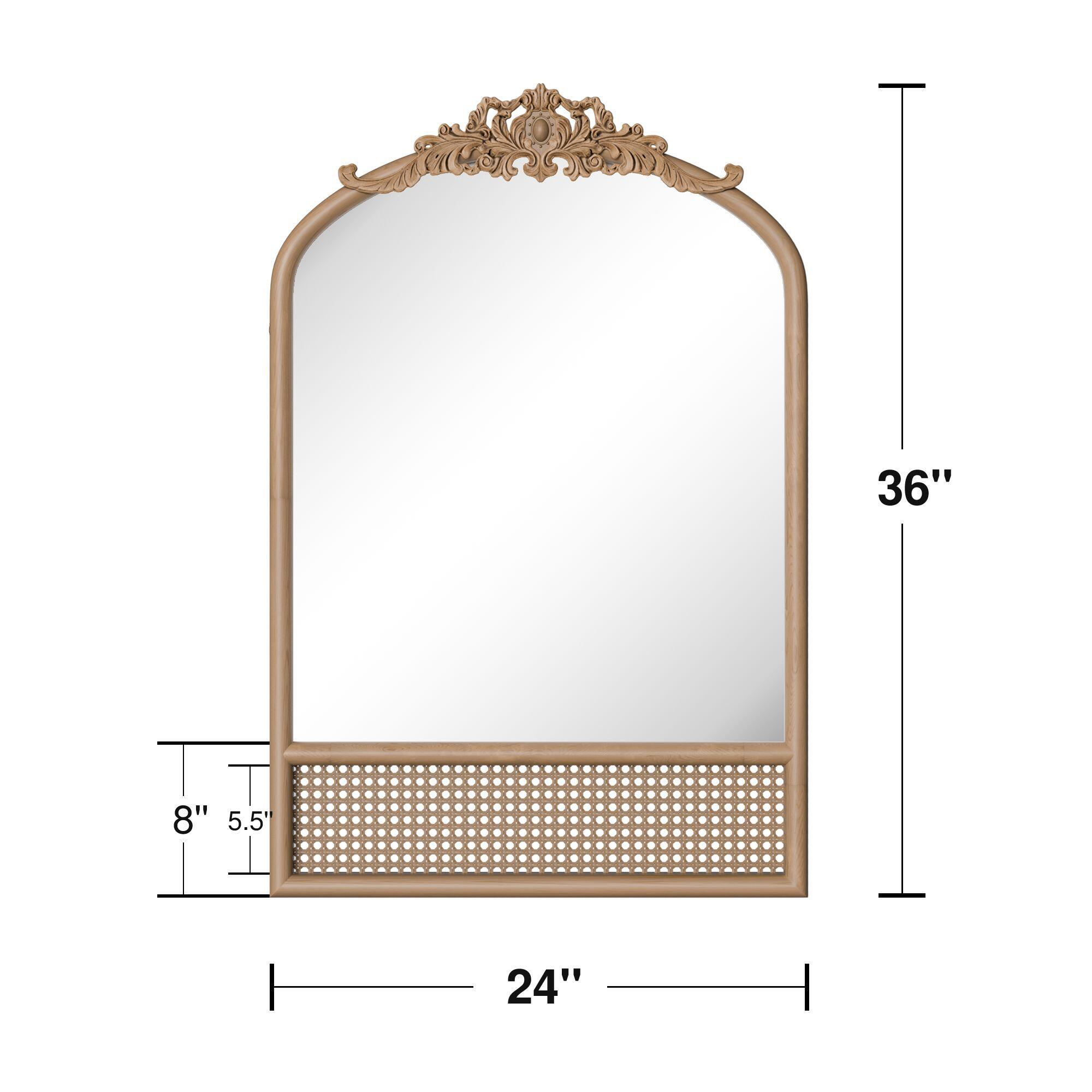Dovelina Dulcea Rustic Arch Wall Mirror, , large