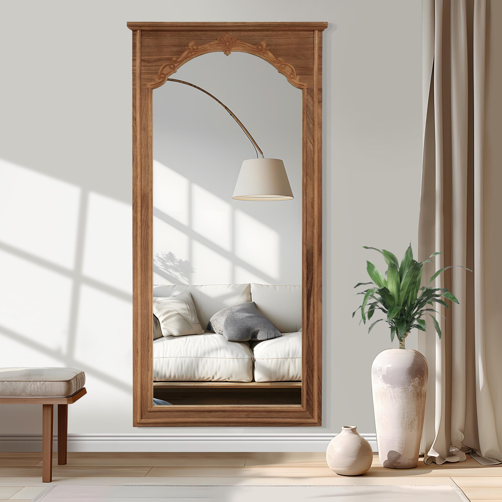 Dovelina Dulcea Exquisite Carved Wall Mirror, , rollover