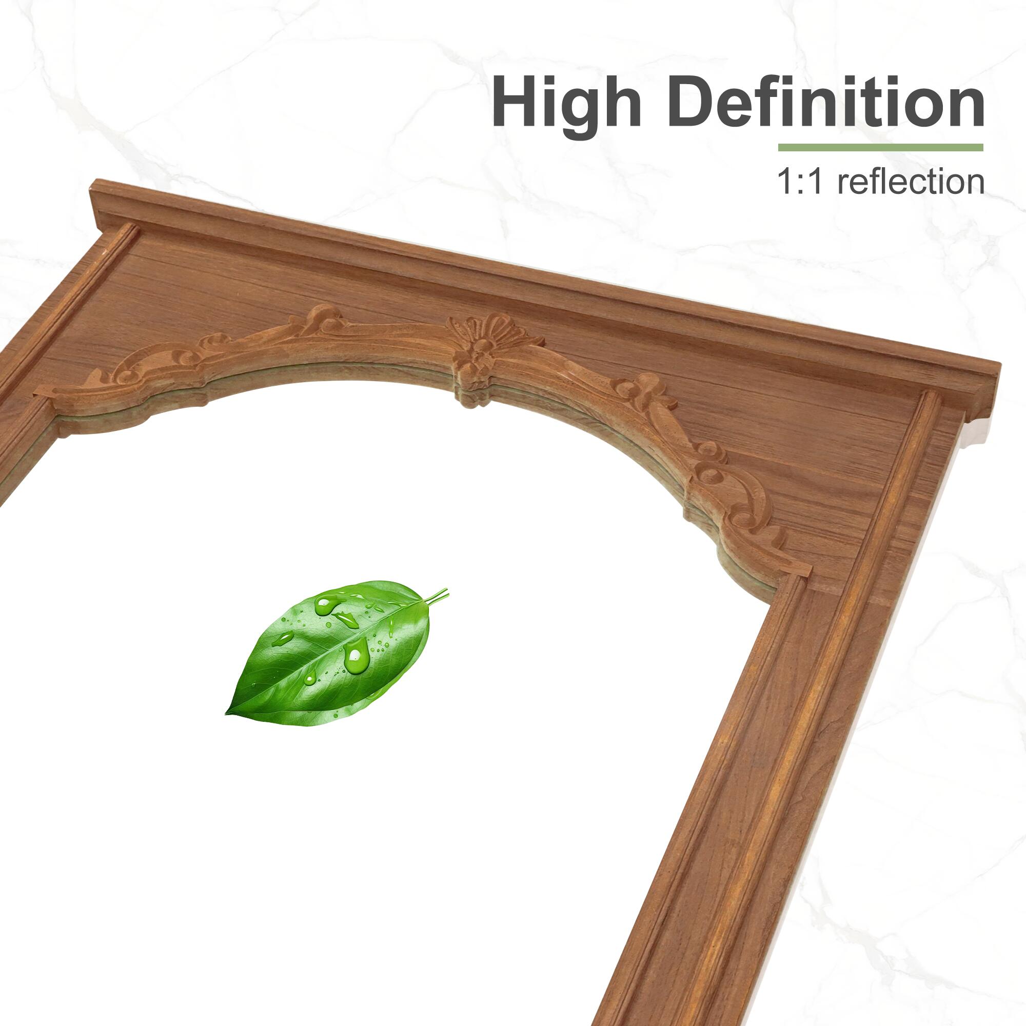 Dovelina Dulcea Exquisite Carved Wall Mirror, , large