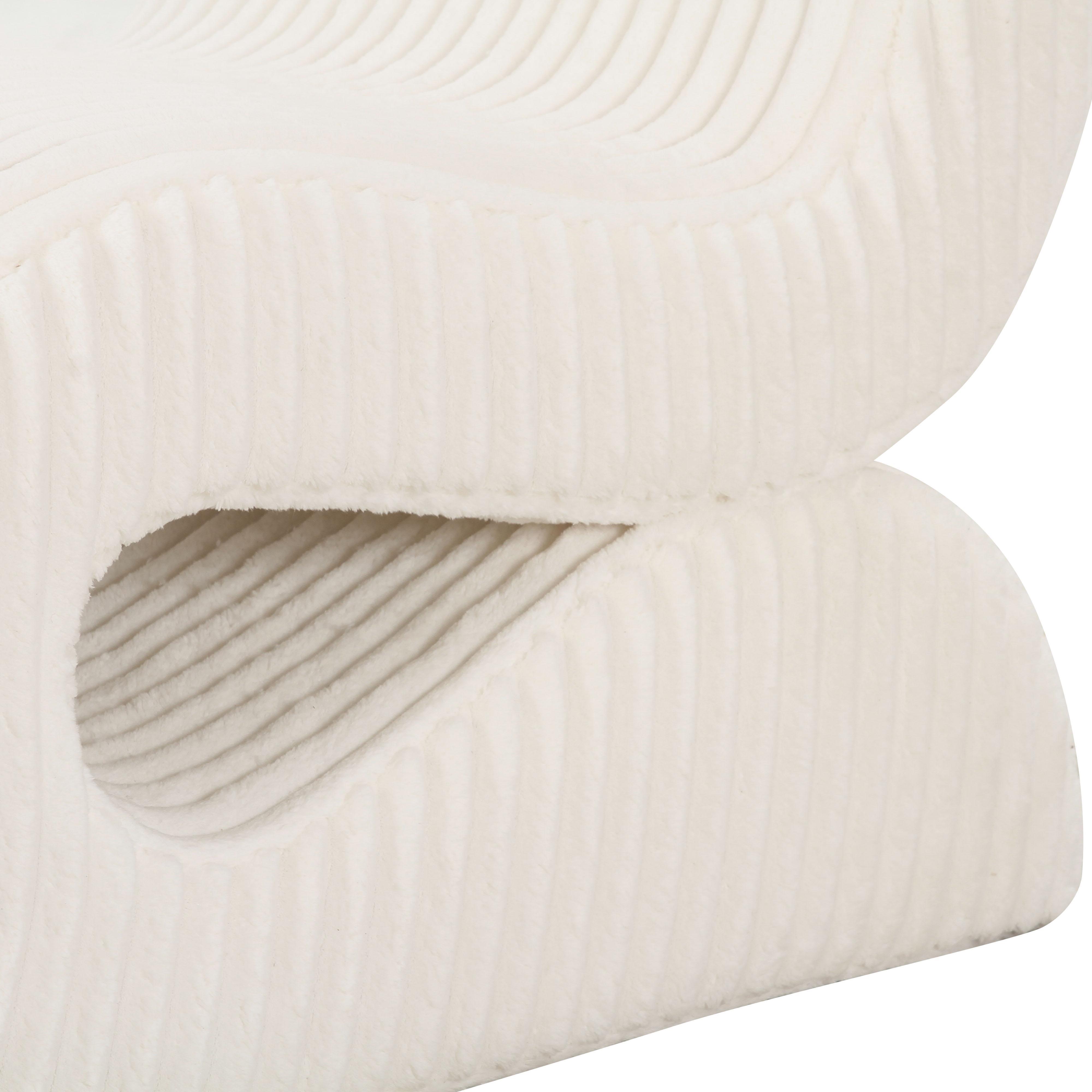 TOV Furniture Senna Accent Chair, Cream, large