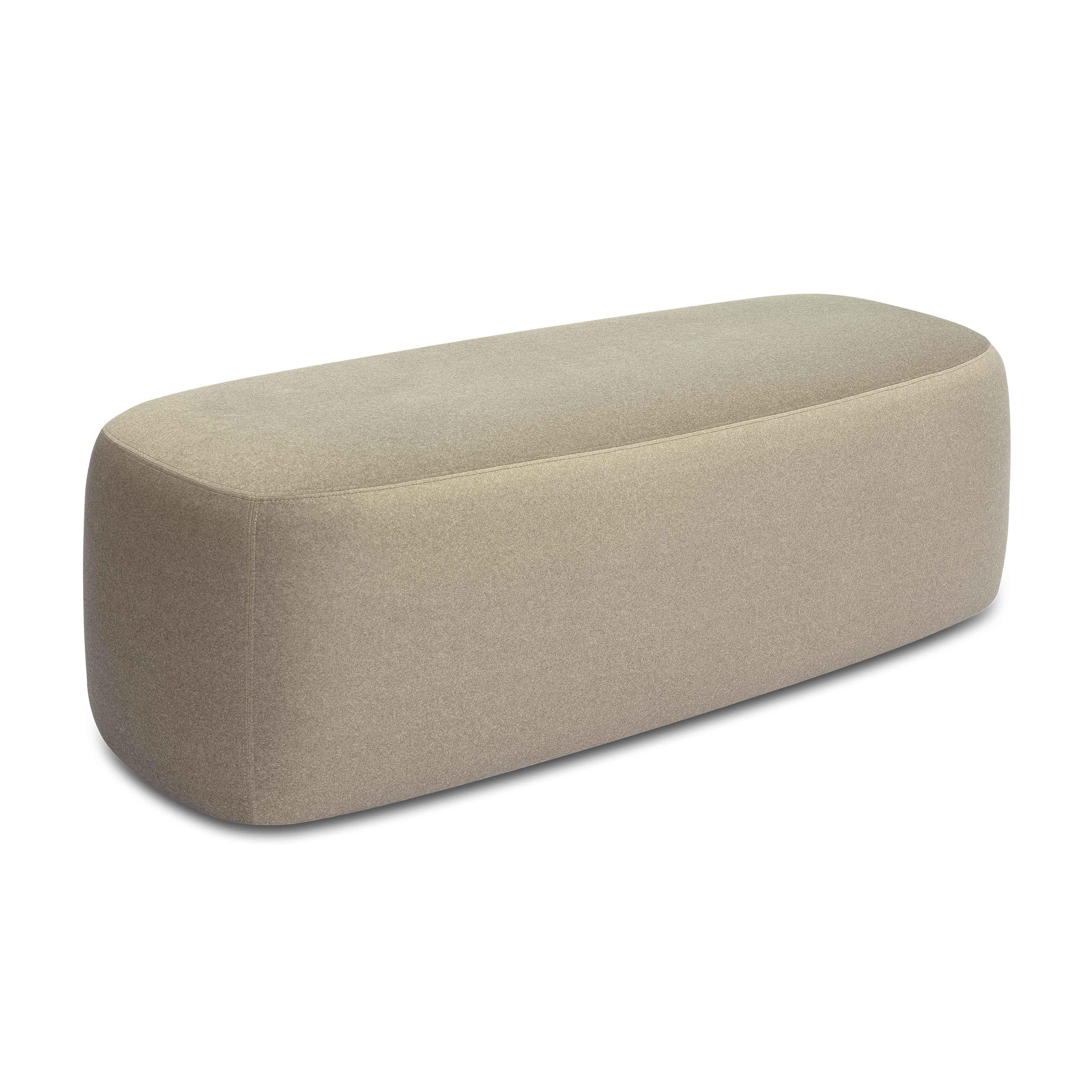 TOV Furniture Graceland Bench, Taupe, large