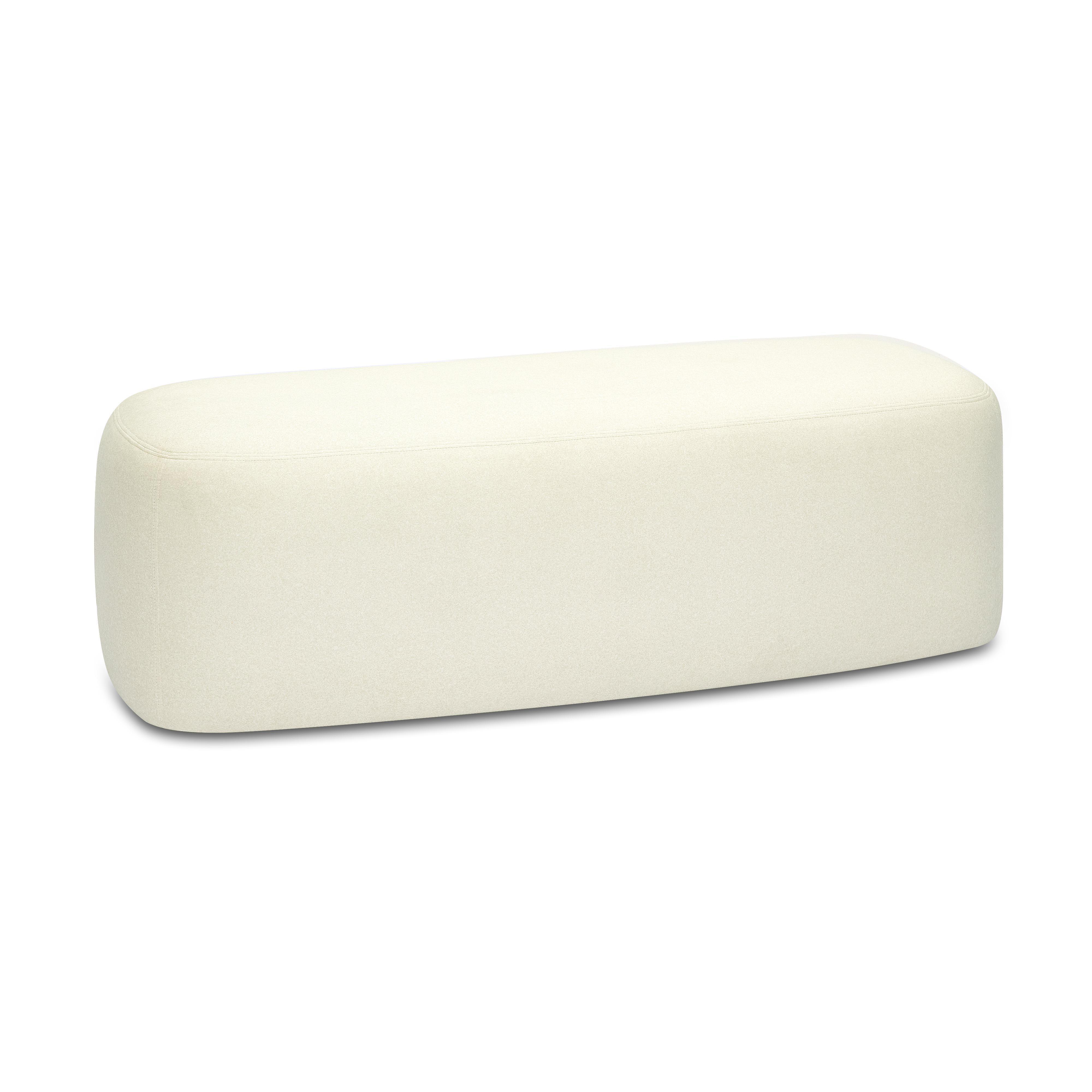 TOV Furniture Graceland Bench, Cream/Off White, large
