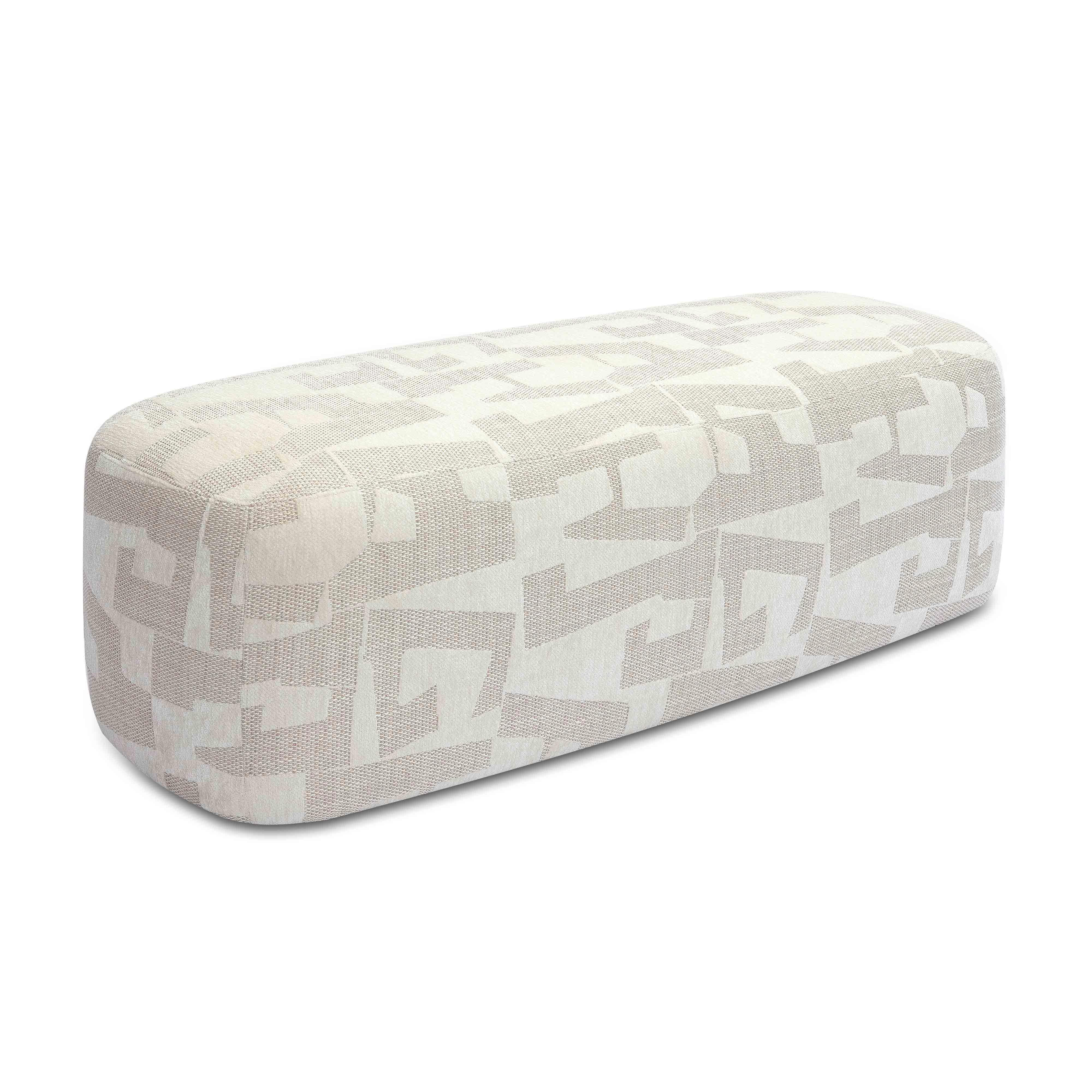 TOV Furniture Graceland Bench, Cream, large