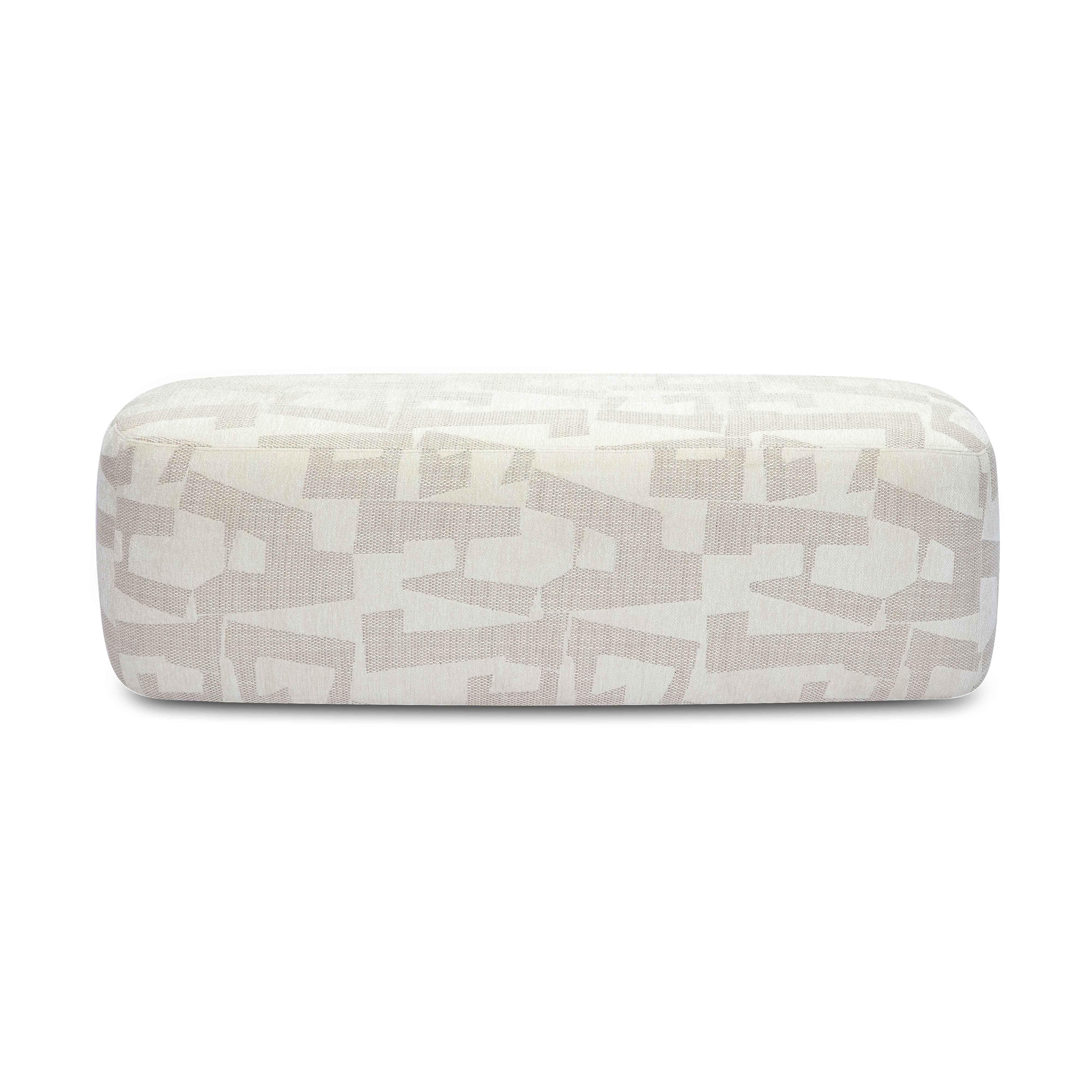 TOV Furniture Graceland Bench, Cream, large