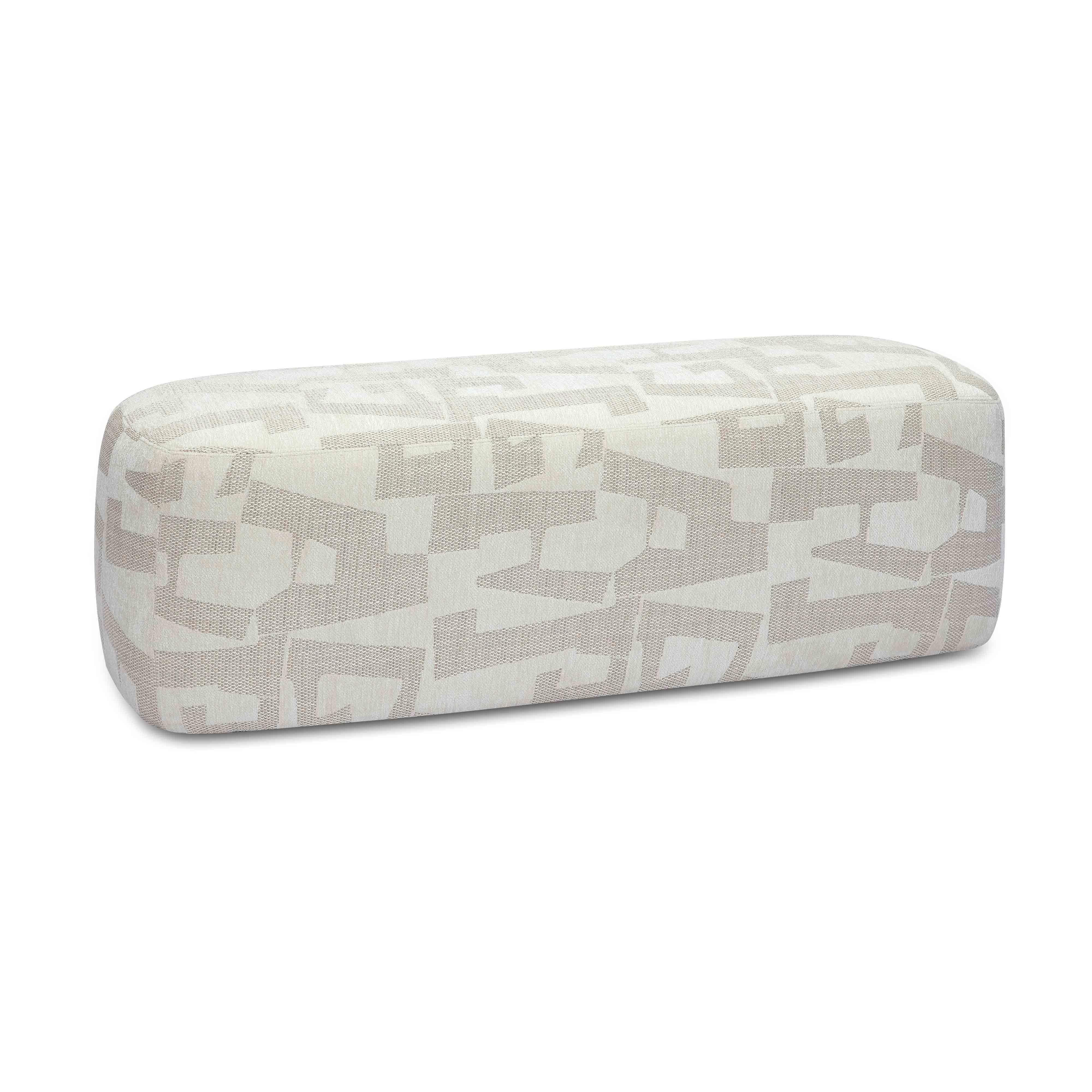 TOV Furniture Graceland Bench, Cream, large