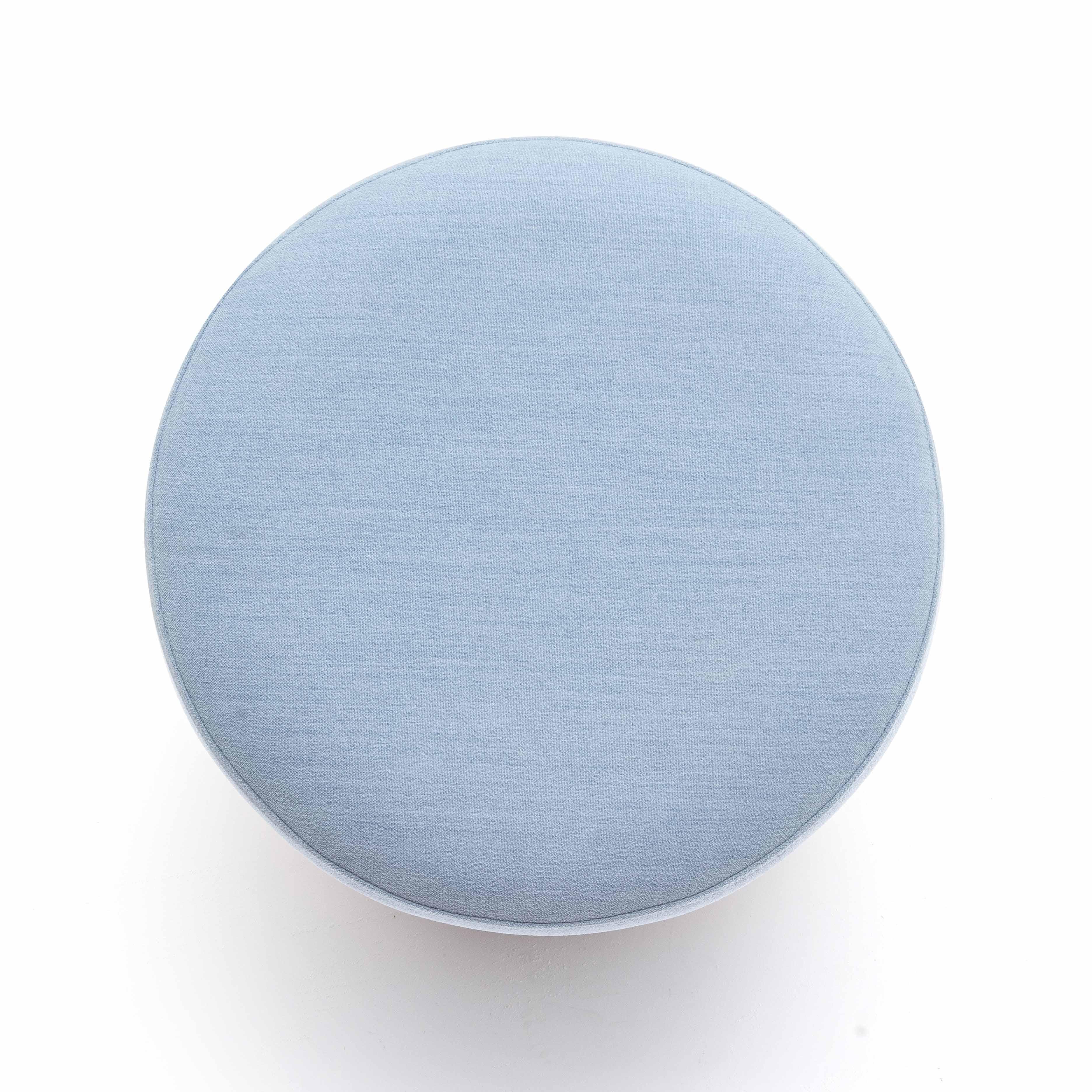 TOV Furniture Dex Ottoman, Faded Blue, large