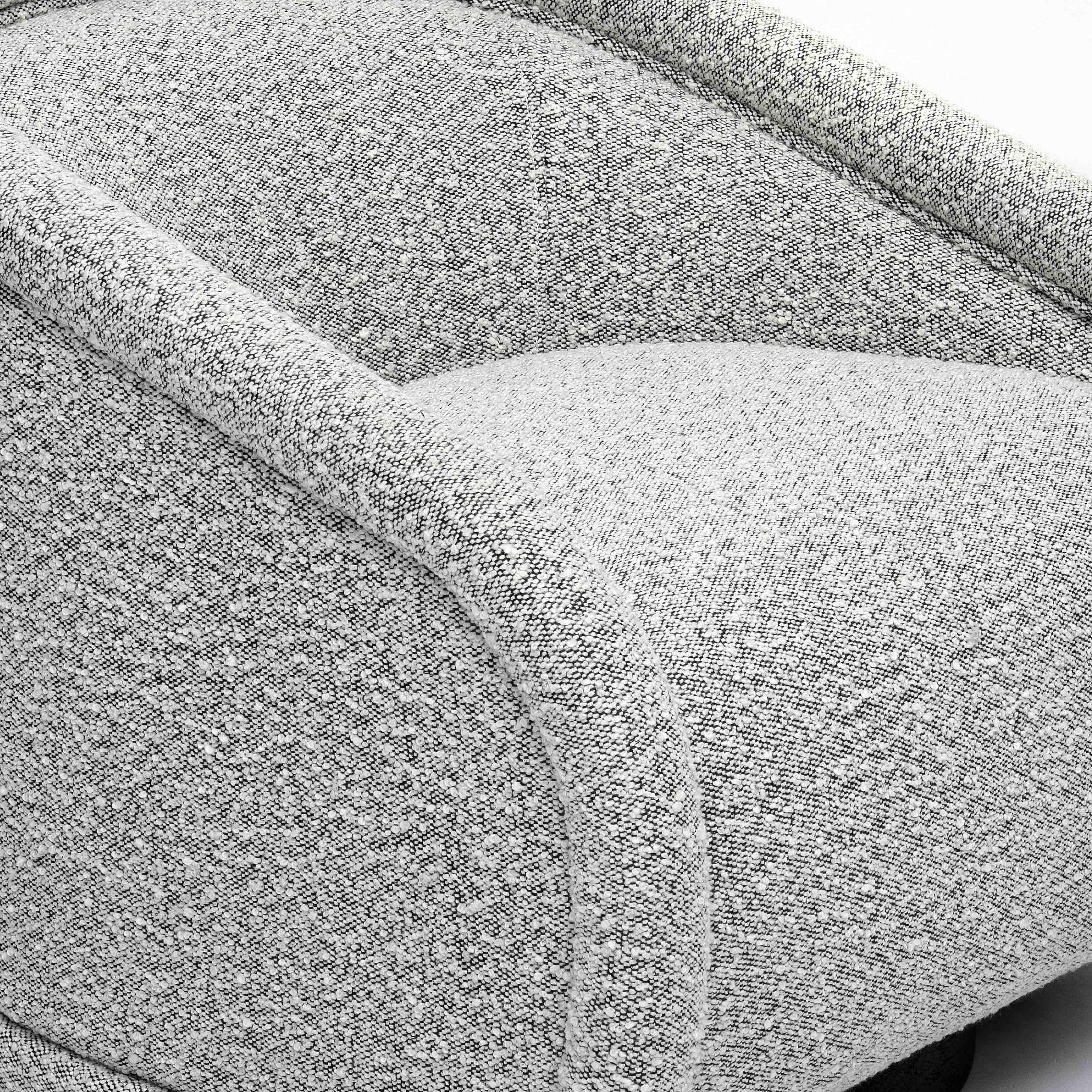 TOV Furniture Rory Swivel Chair, Gray, large