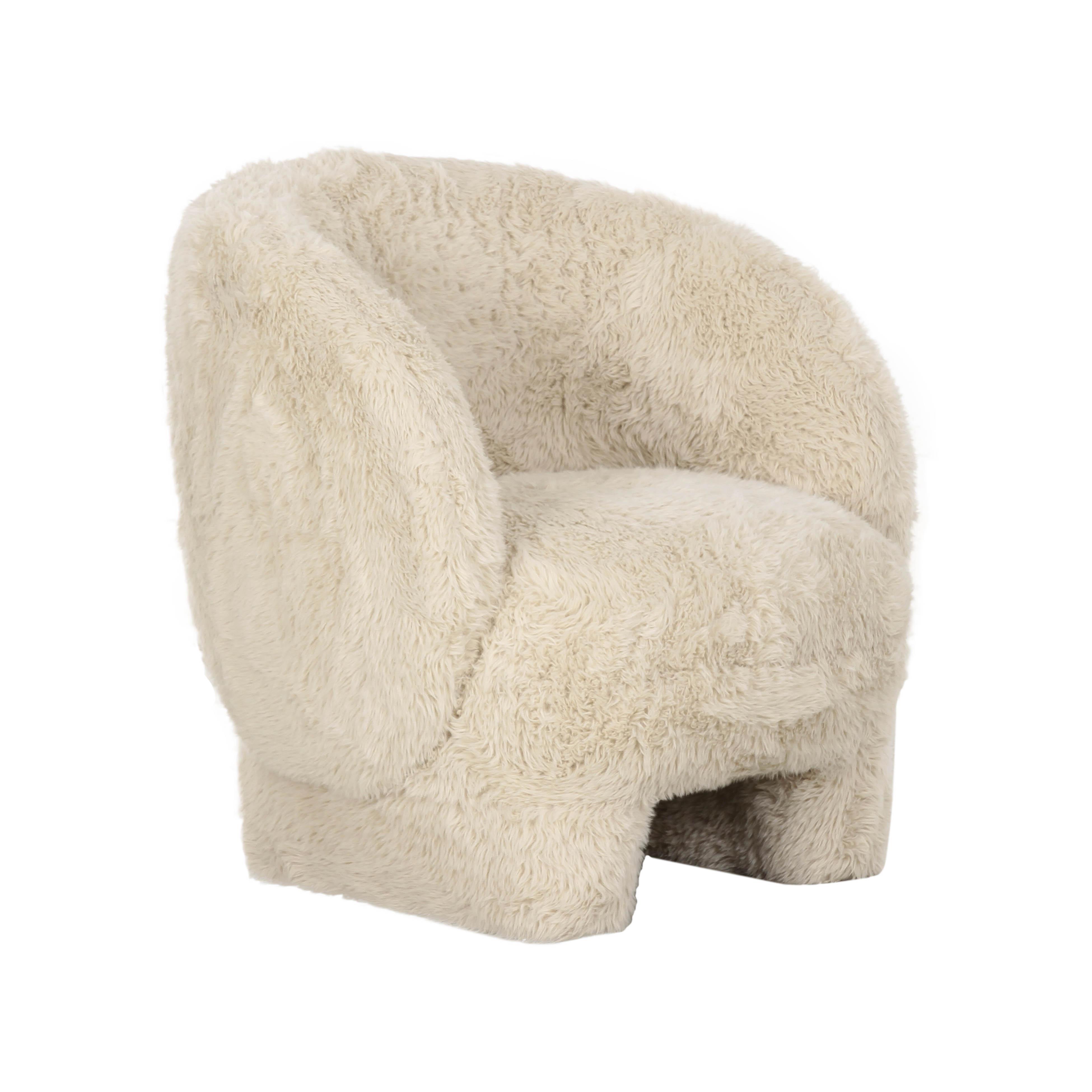 TOV Furniture Kiki Accent Chair, Natural, large
