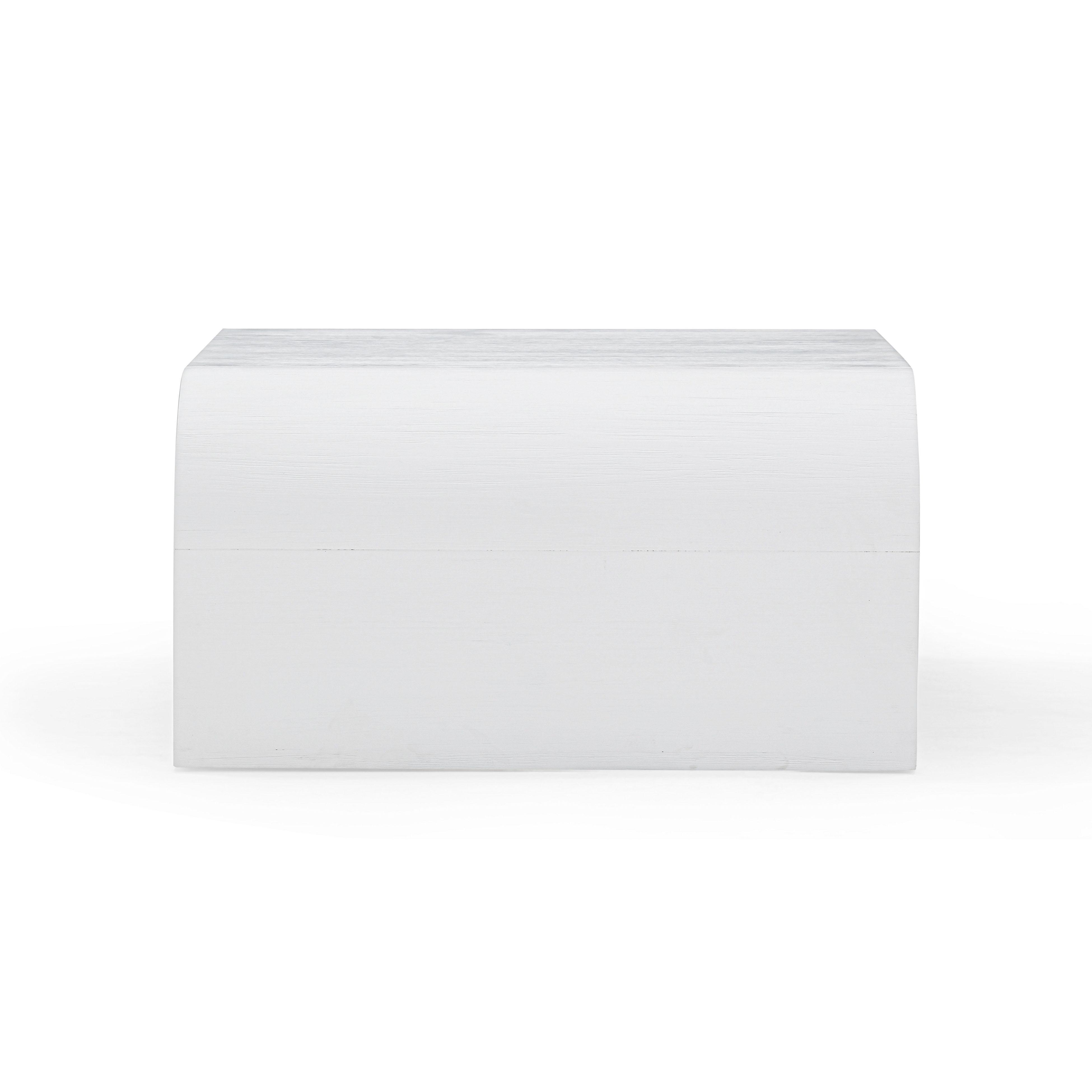 TOV Furniture Hump Coffee Table, White, large