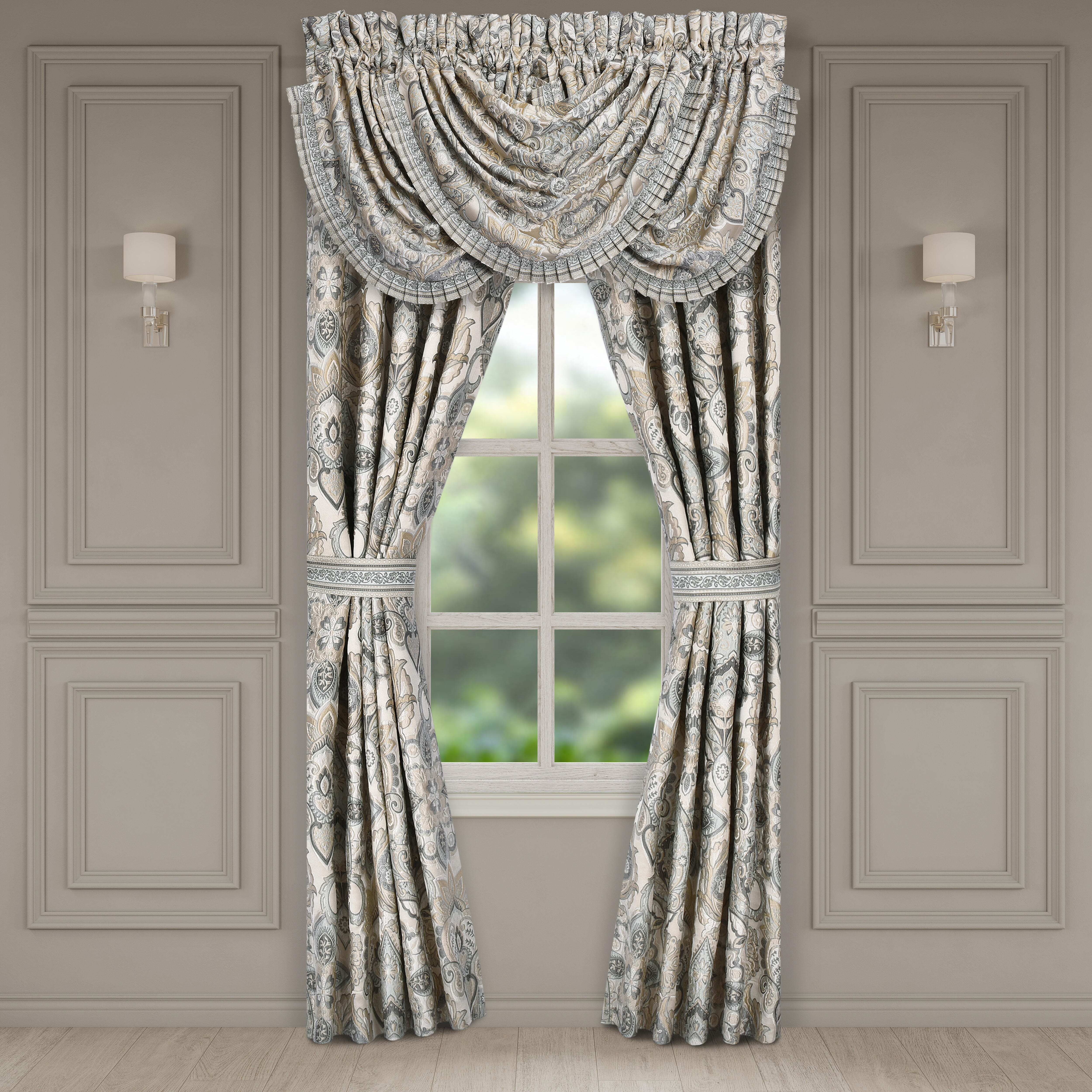 J. Queen New York Annabelle 84" Panel Pair, Spa, large