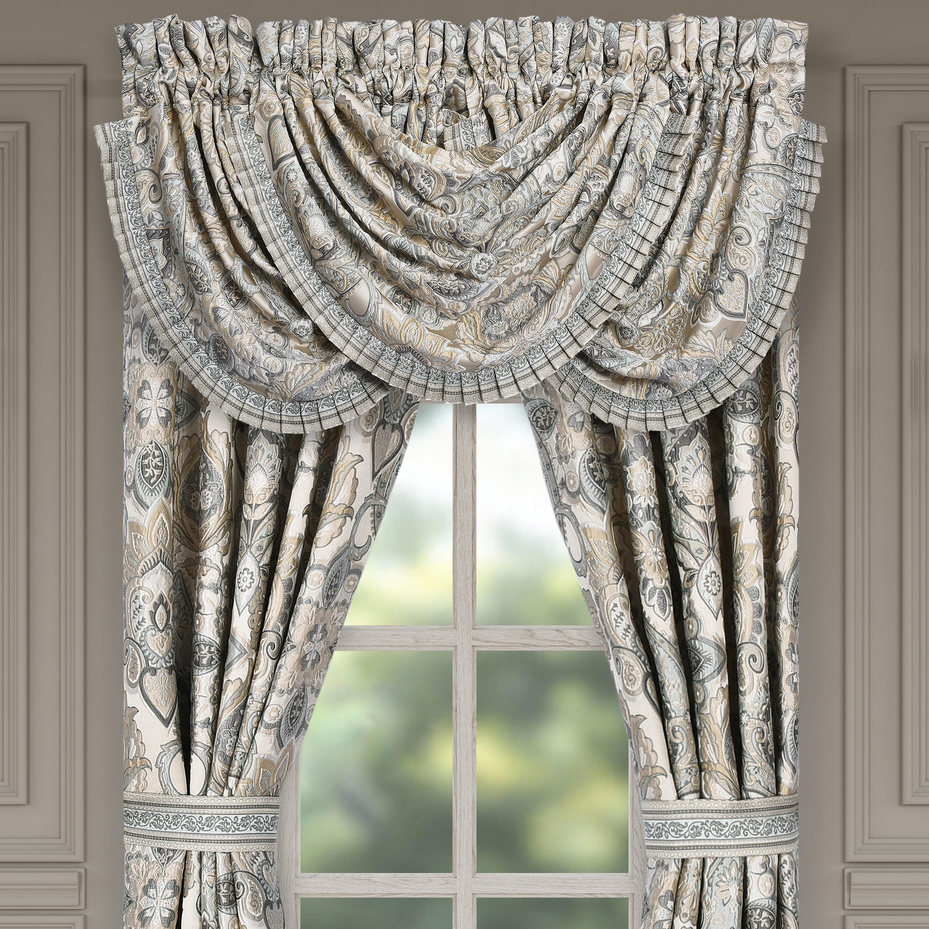 J. Queen New York Annabelle Waterfall Valance, , large