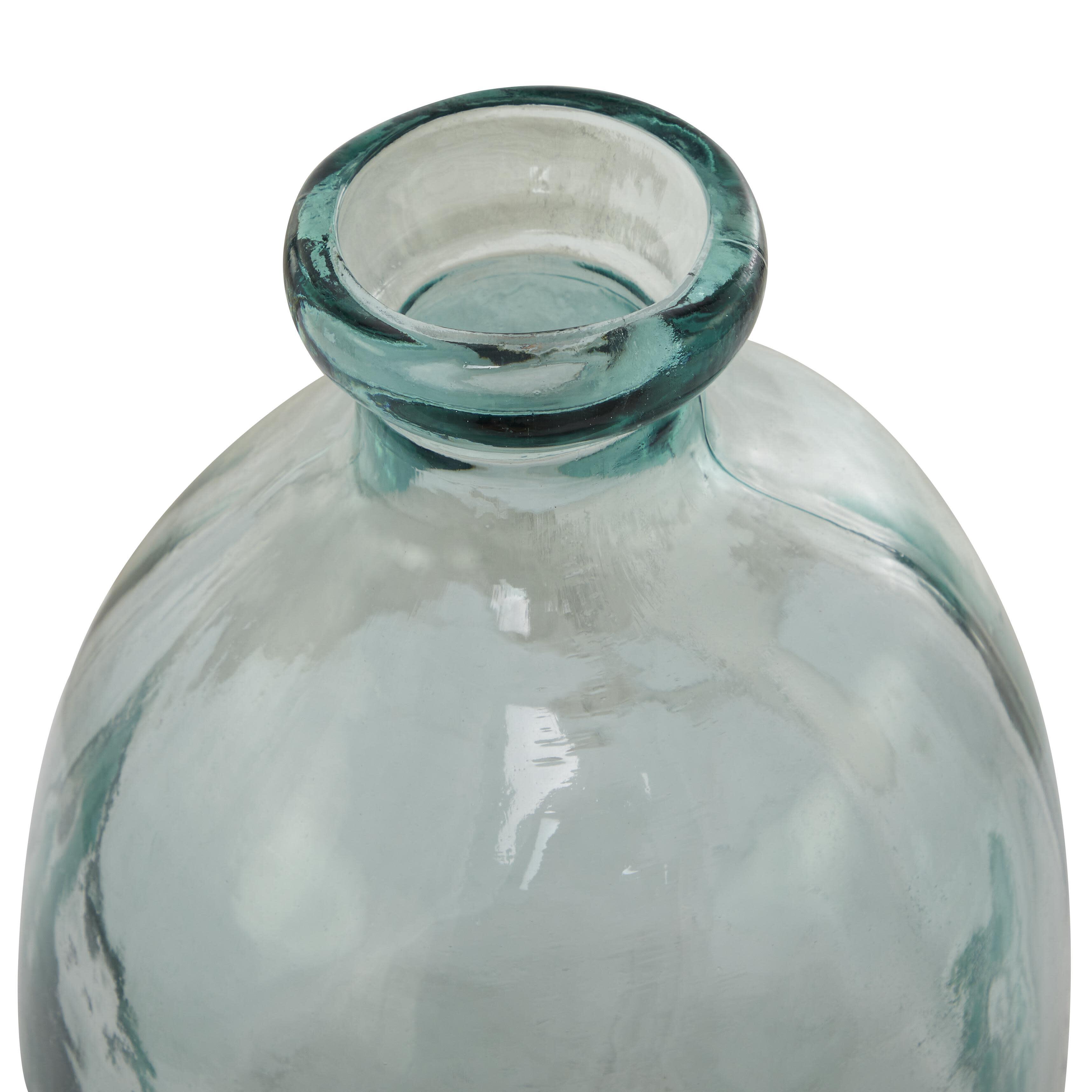 Bayberry Lane Spanish Bottleneck Vase, Blue, large