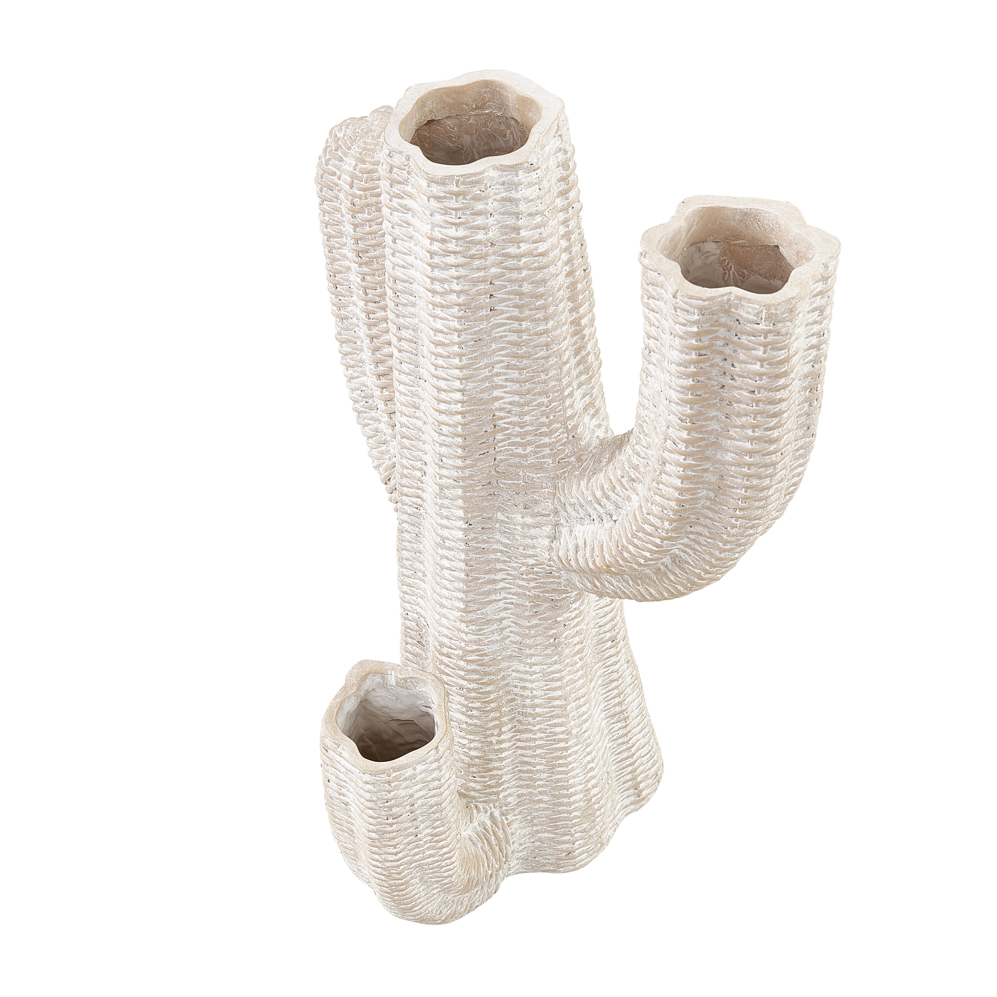 Bayberry Lane Cactus Tall Textured Planter, , large