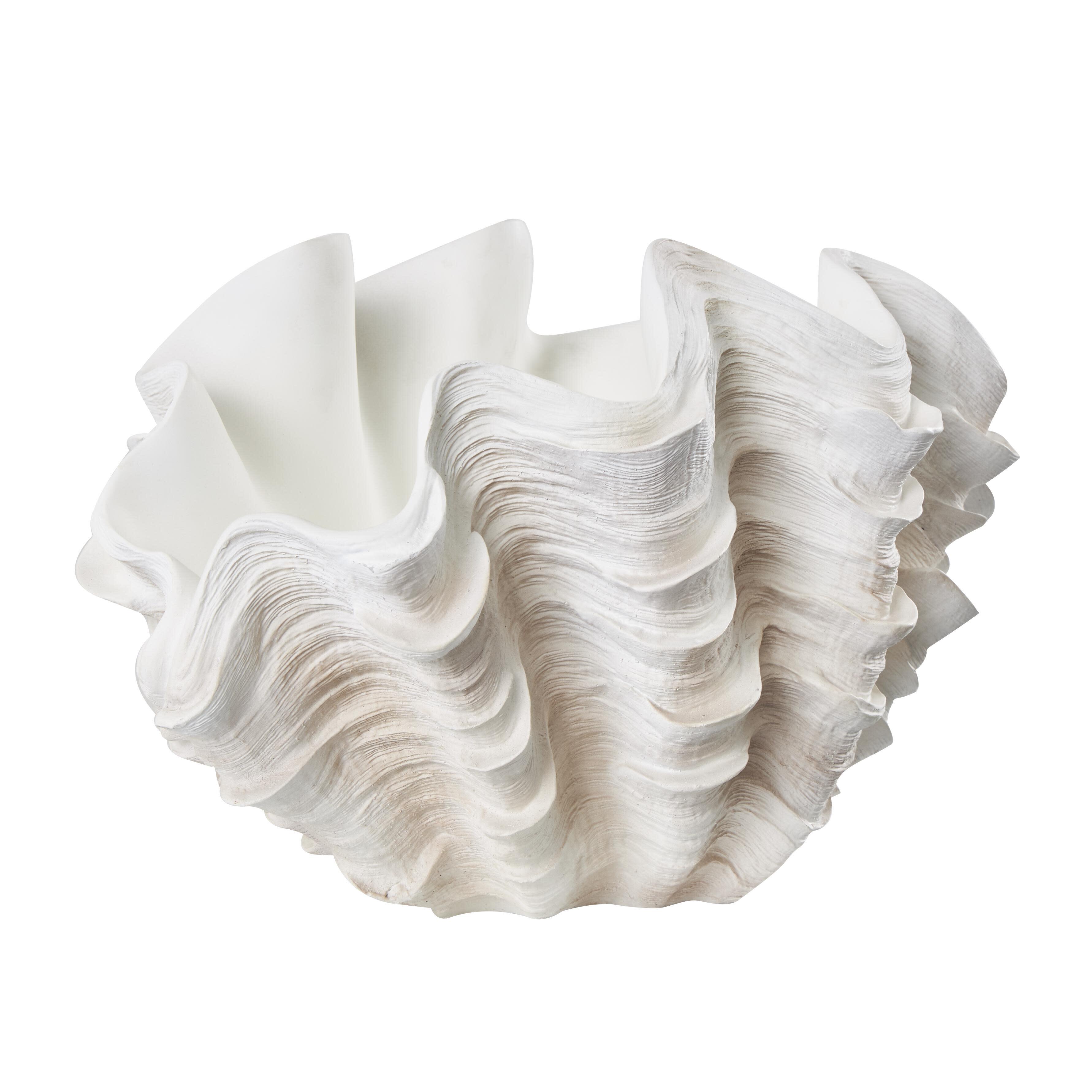 Bayberry Lane 19" Shell Textured Sculpture, , large