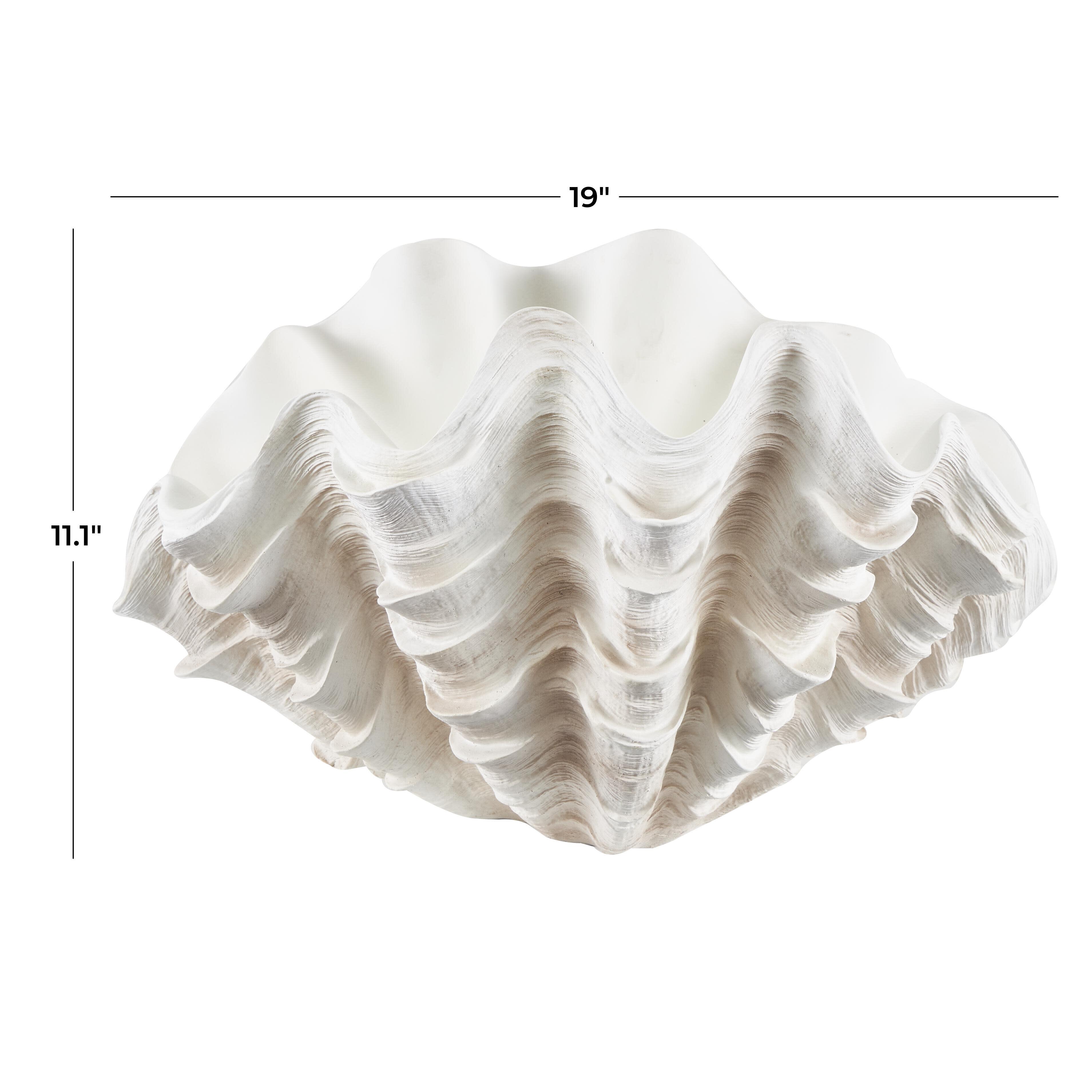 Bayberry Lane 19" Shell Textured Sculpture, , large