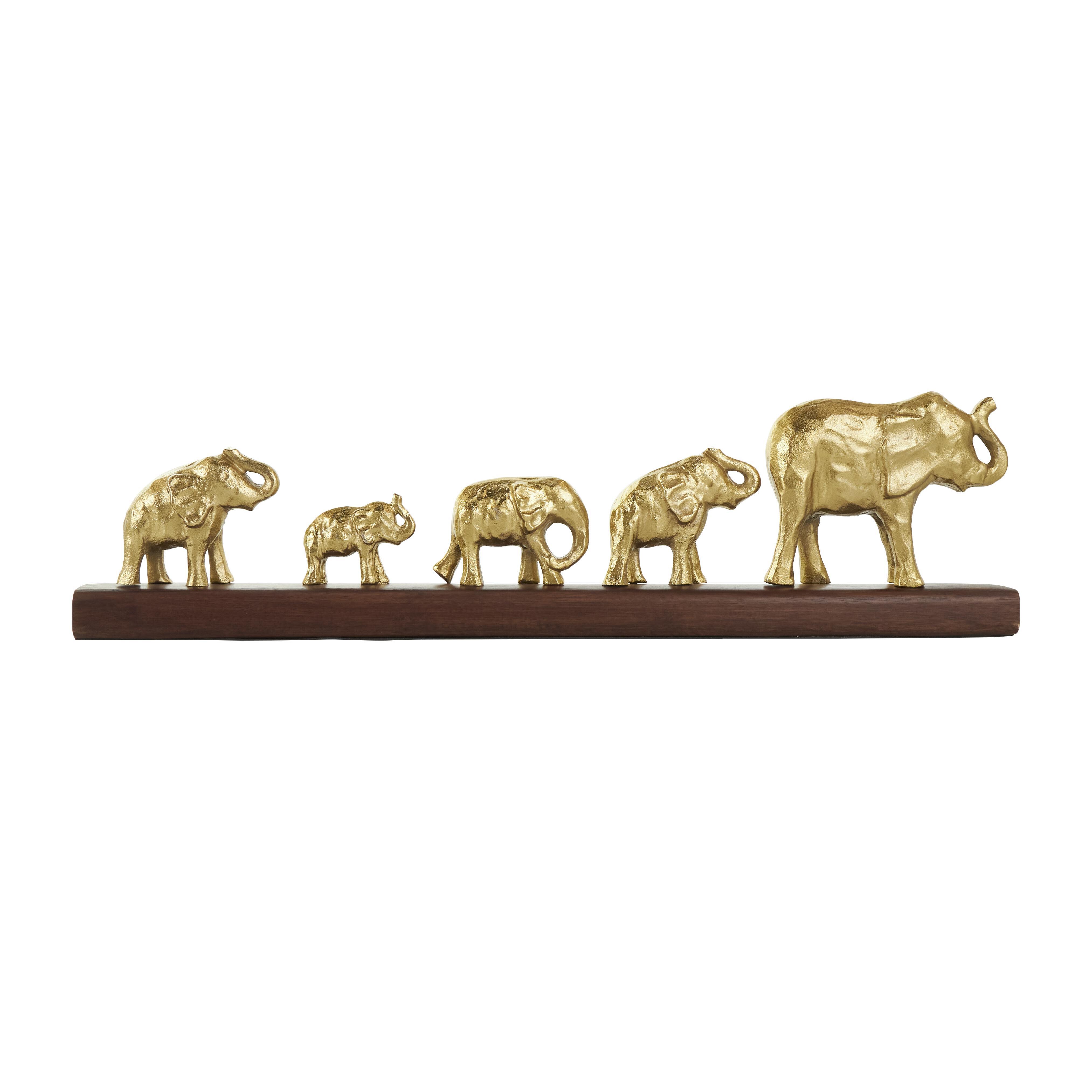 Bayberry Lane Elephant Sculpture with Base, , large