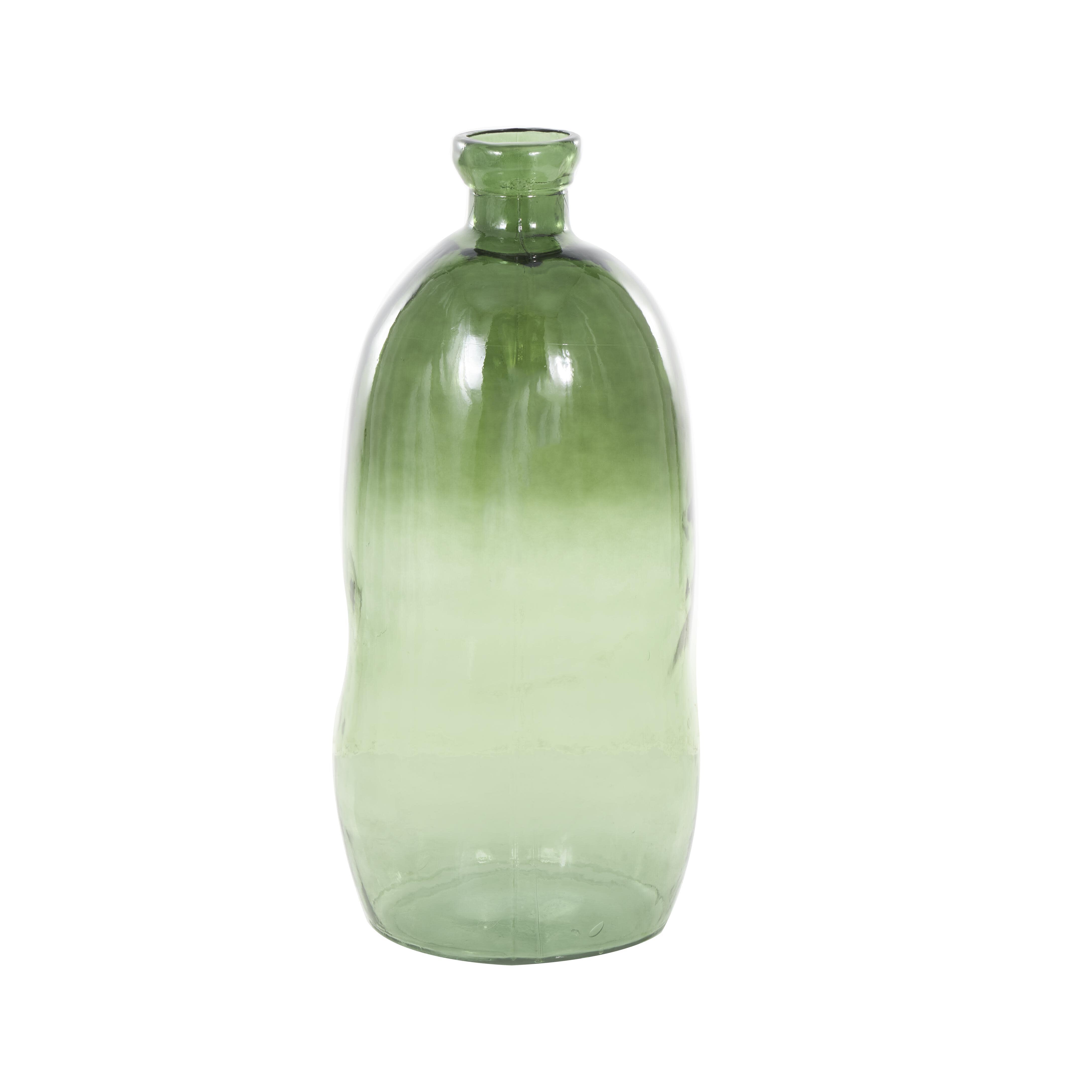 Bayberry Lane Tall Spanish Bottle Vase, Green, large