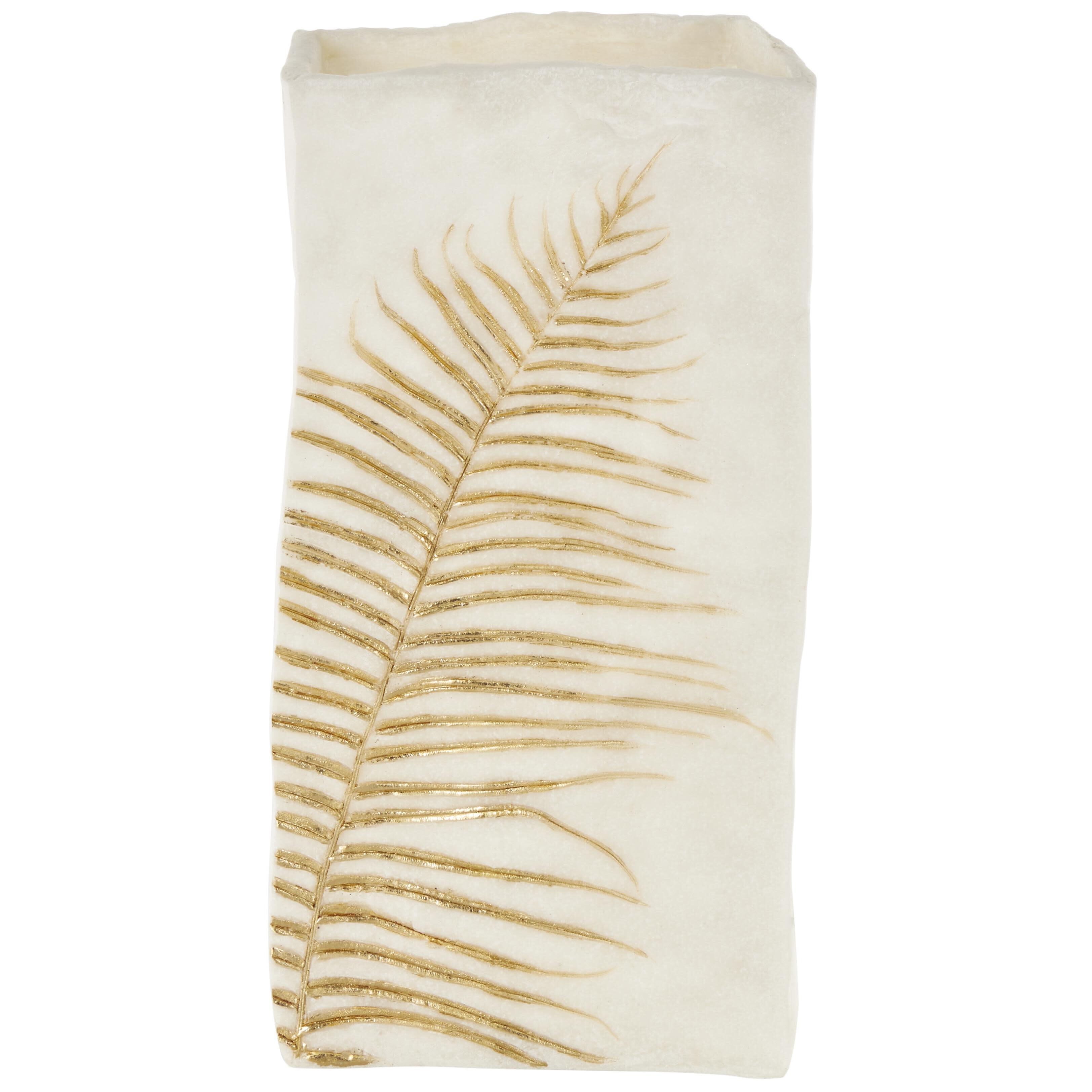 Bayberry Lane Vase with Leaf Imprint, , large