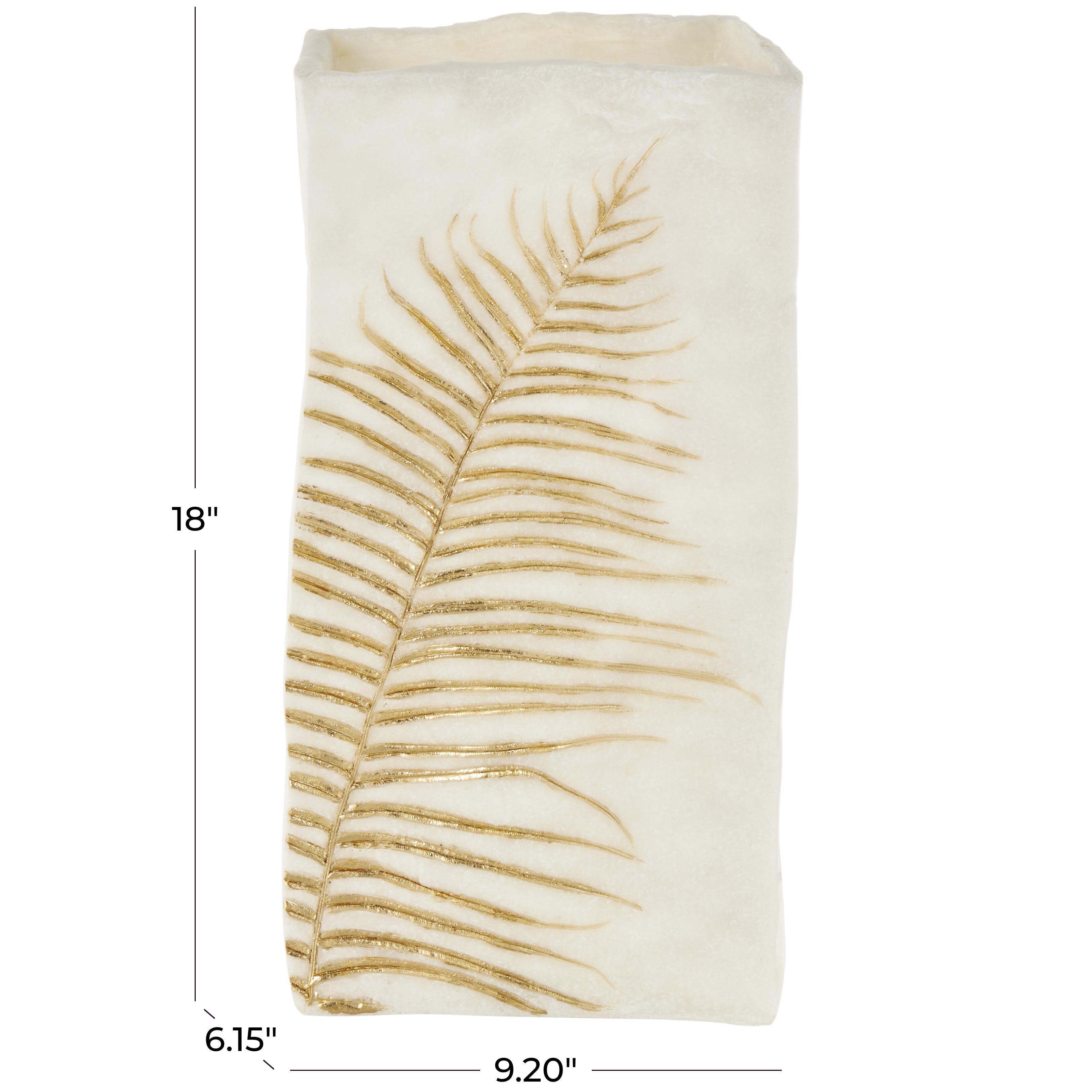 Bayberry Lane Vase with Leaf Imprint, , large