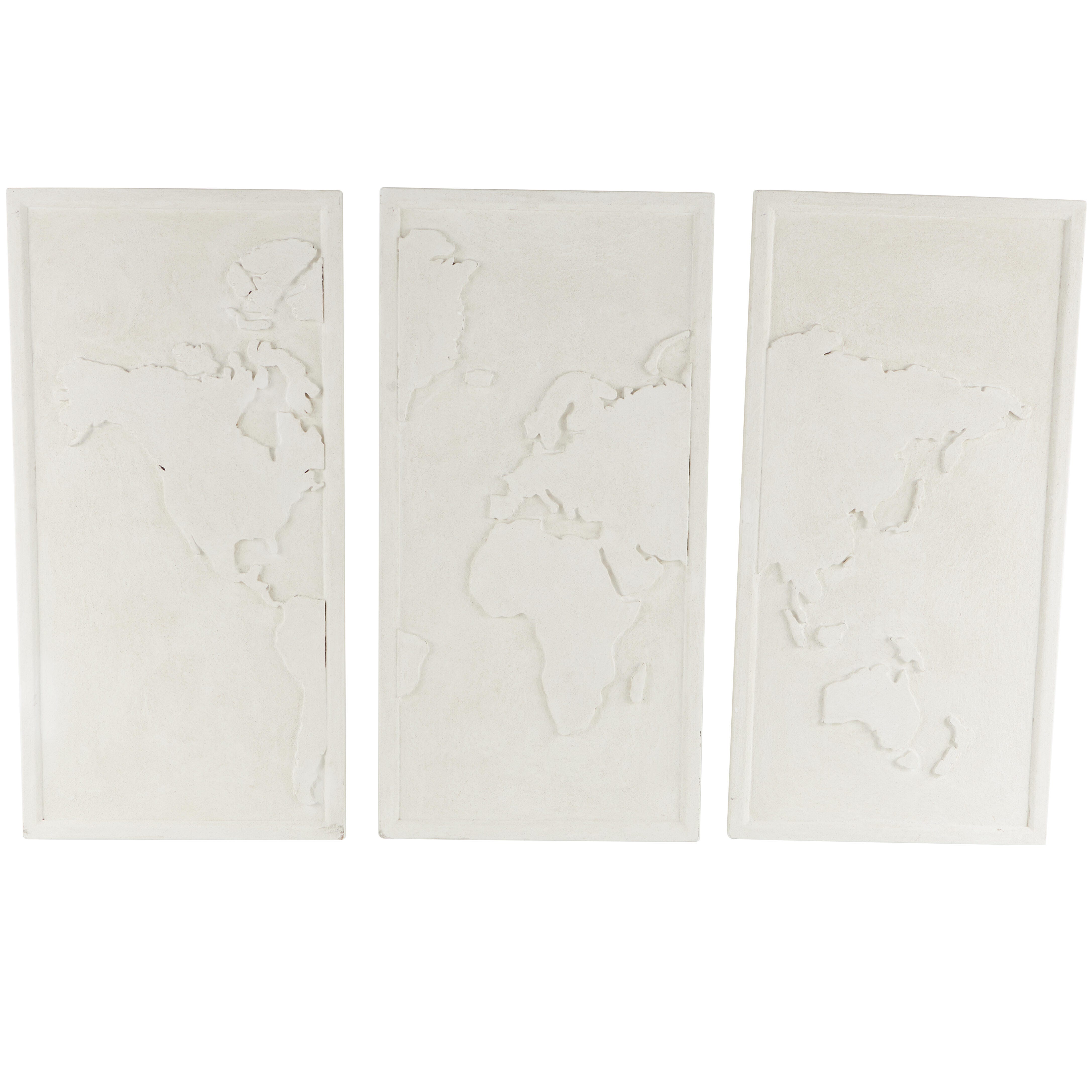 Bayberry Lane World Map 3D Home Wall Decor Set, , large