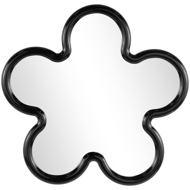 Bayberry Lane Star Wall Mirror, Black