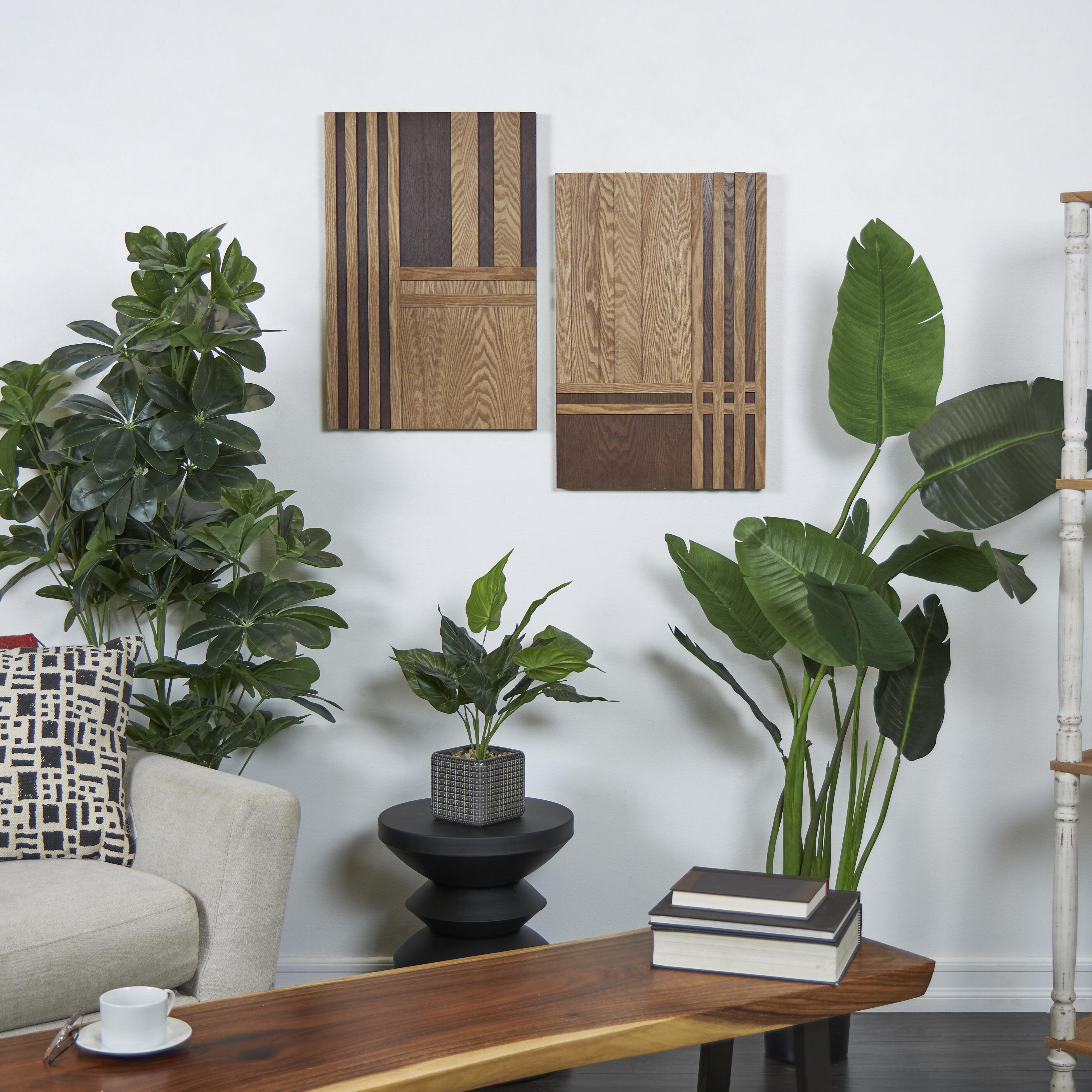 The Novogratz Striped Home Wall Decor, , rollover