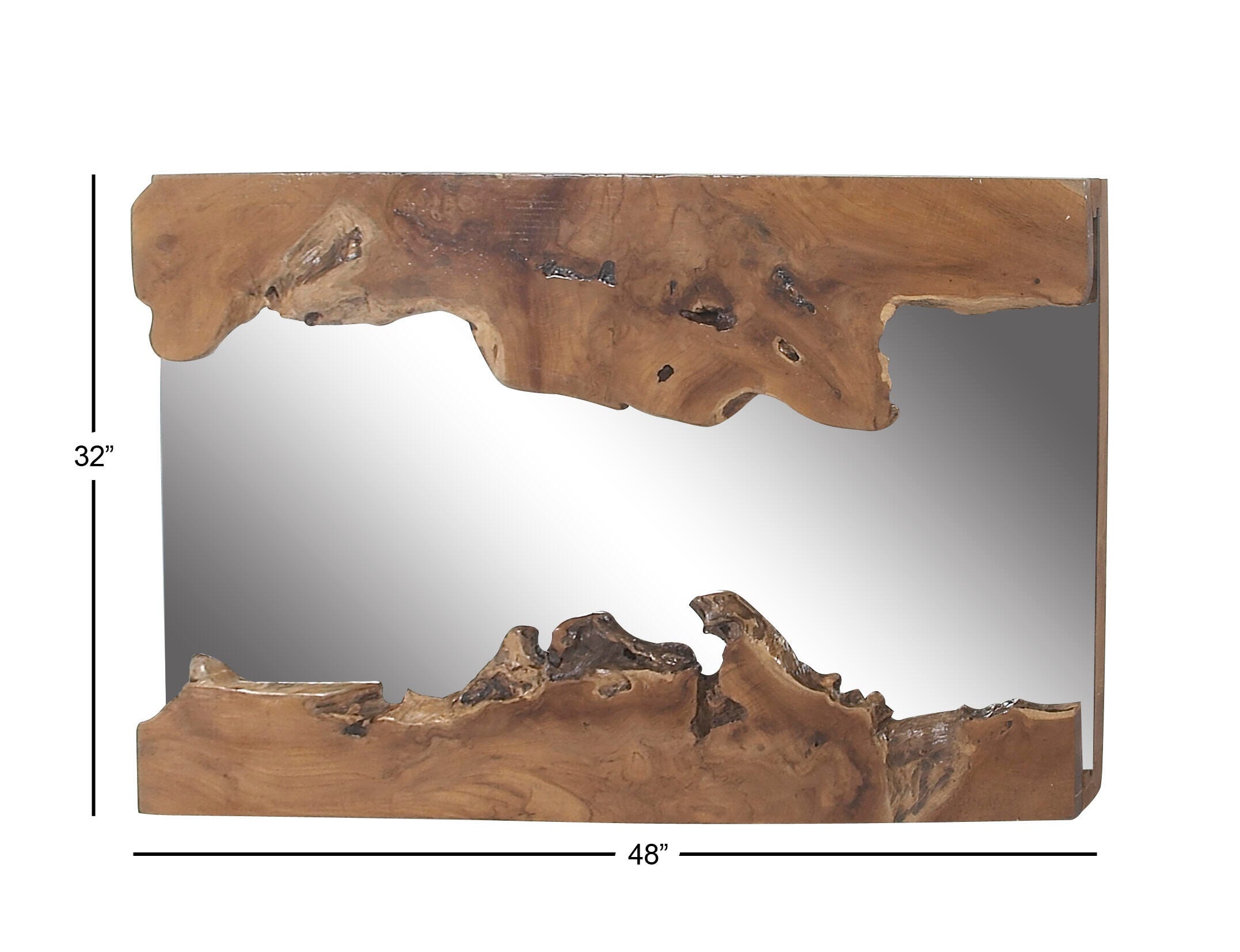 Bayberry Lane Live Edge Wall Mirror, , large