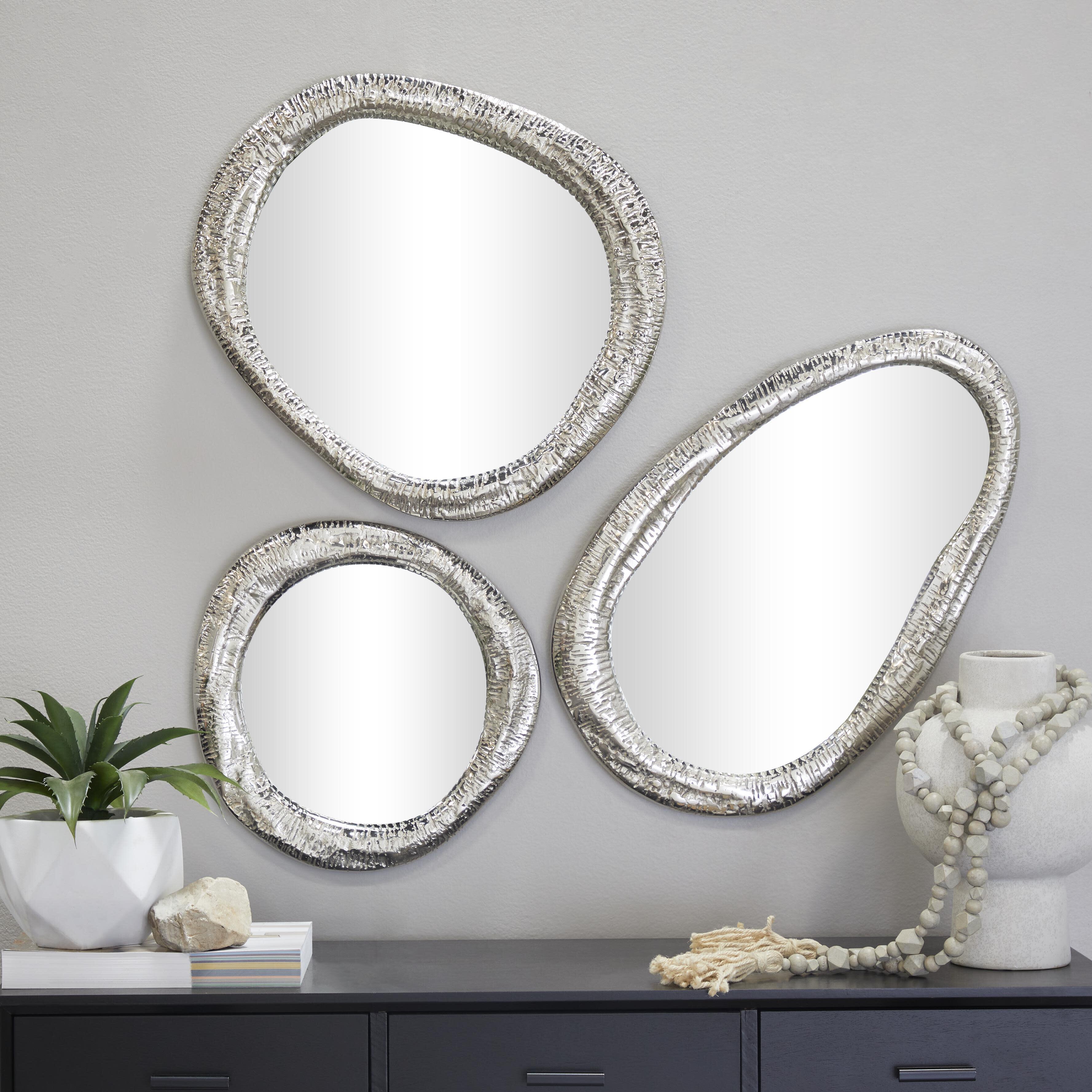 Bayberry Lane Abstract Wall Mirror Set, , rollover