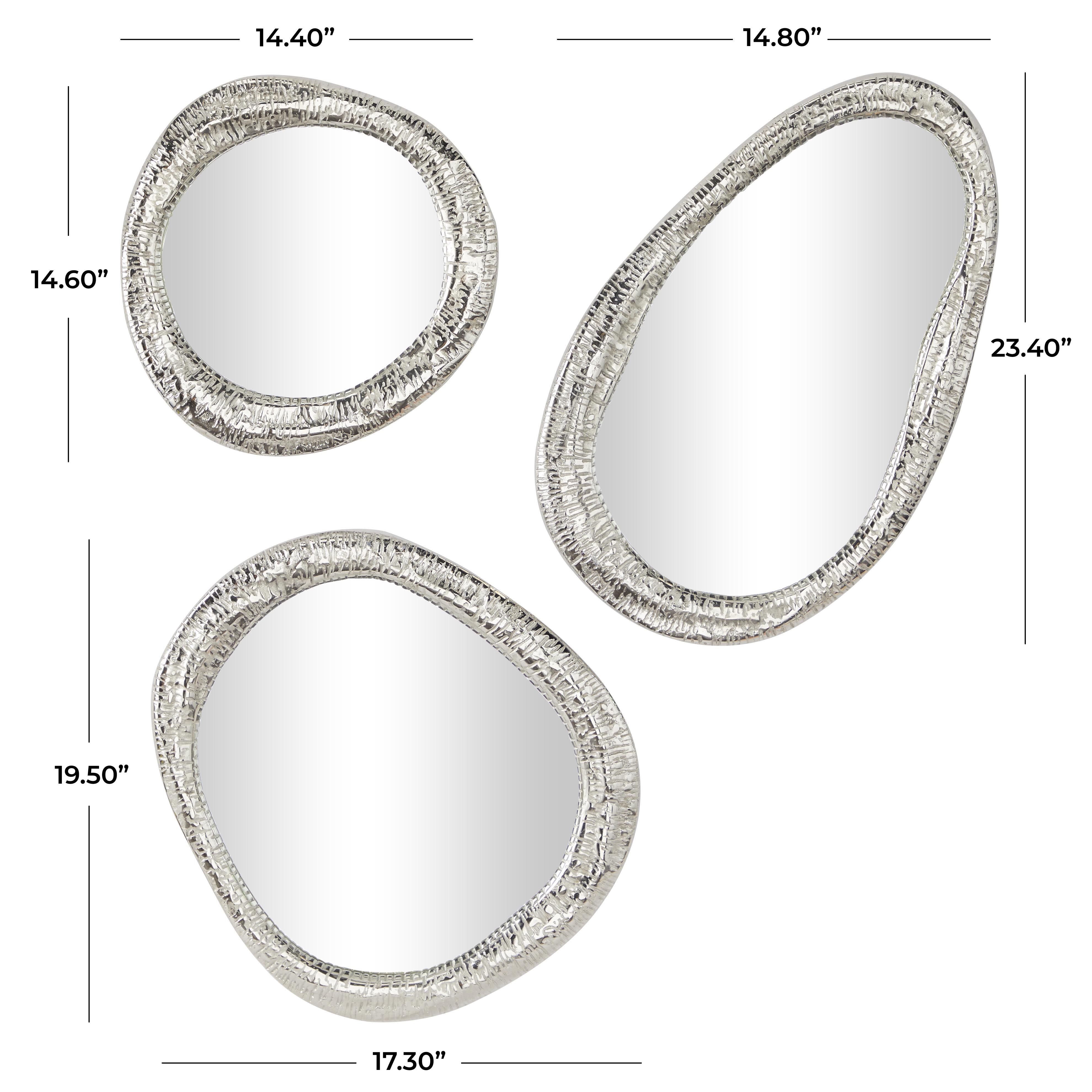 Bayberry Lane Abstract Wall Mirror Set, , large