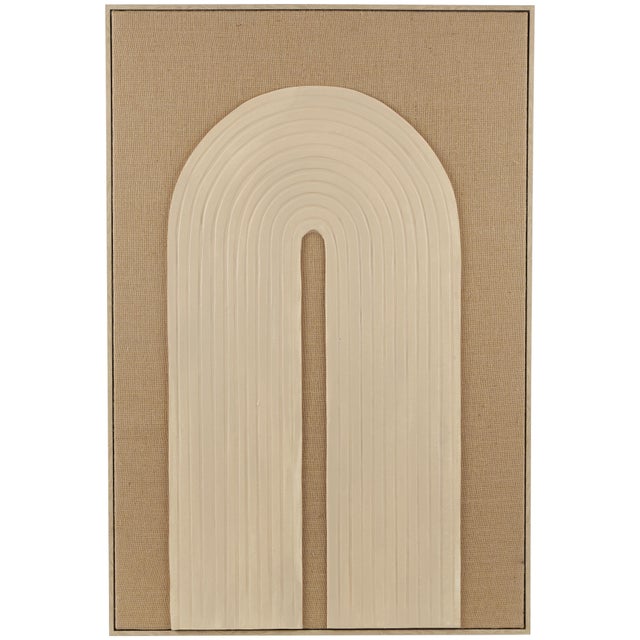 Bayberry Lane Living Room Wall Decor with Layered Arch, Brown