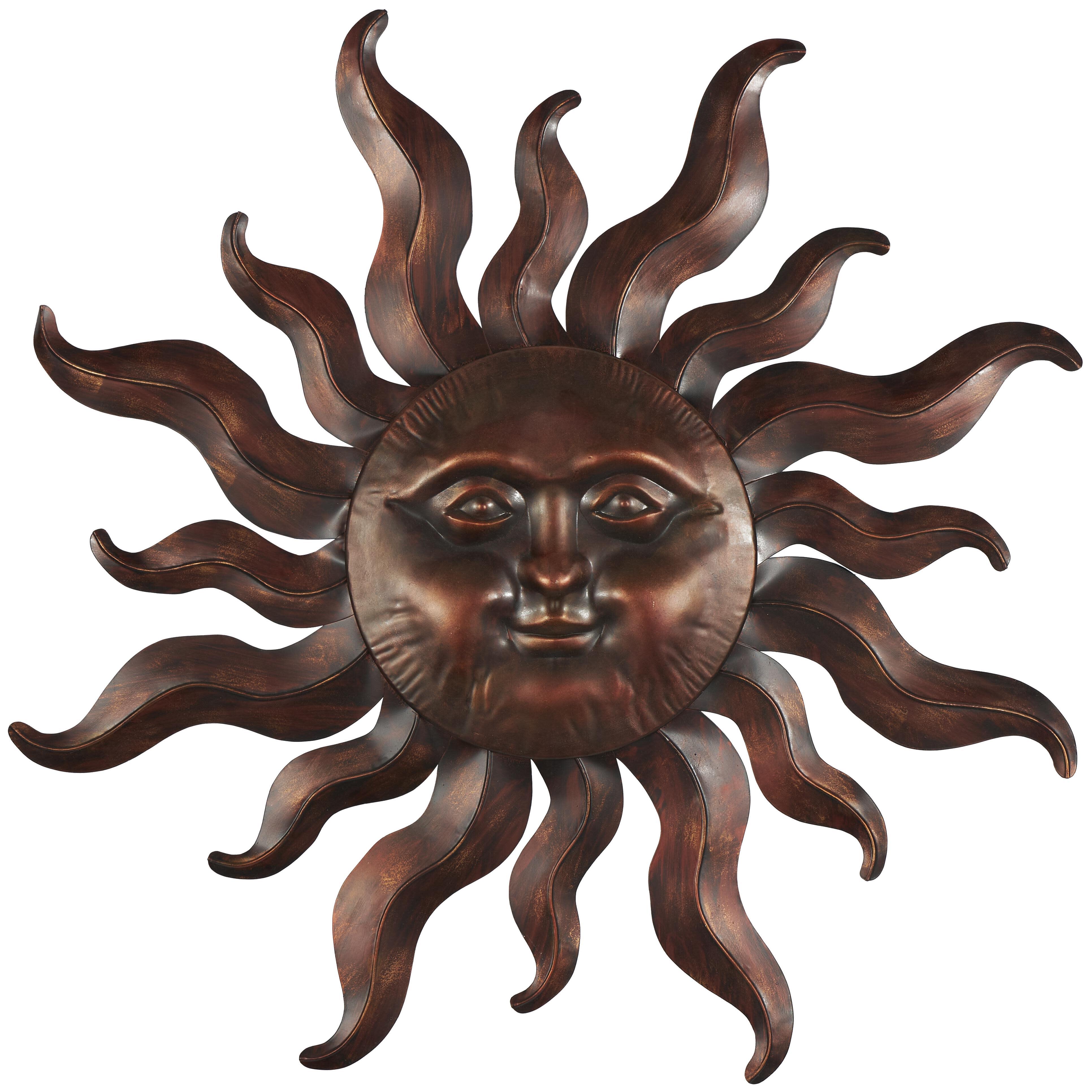 Bayberry Lane Sun Wall Decor with Smiling Face, , large