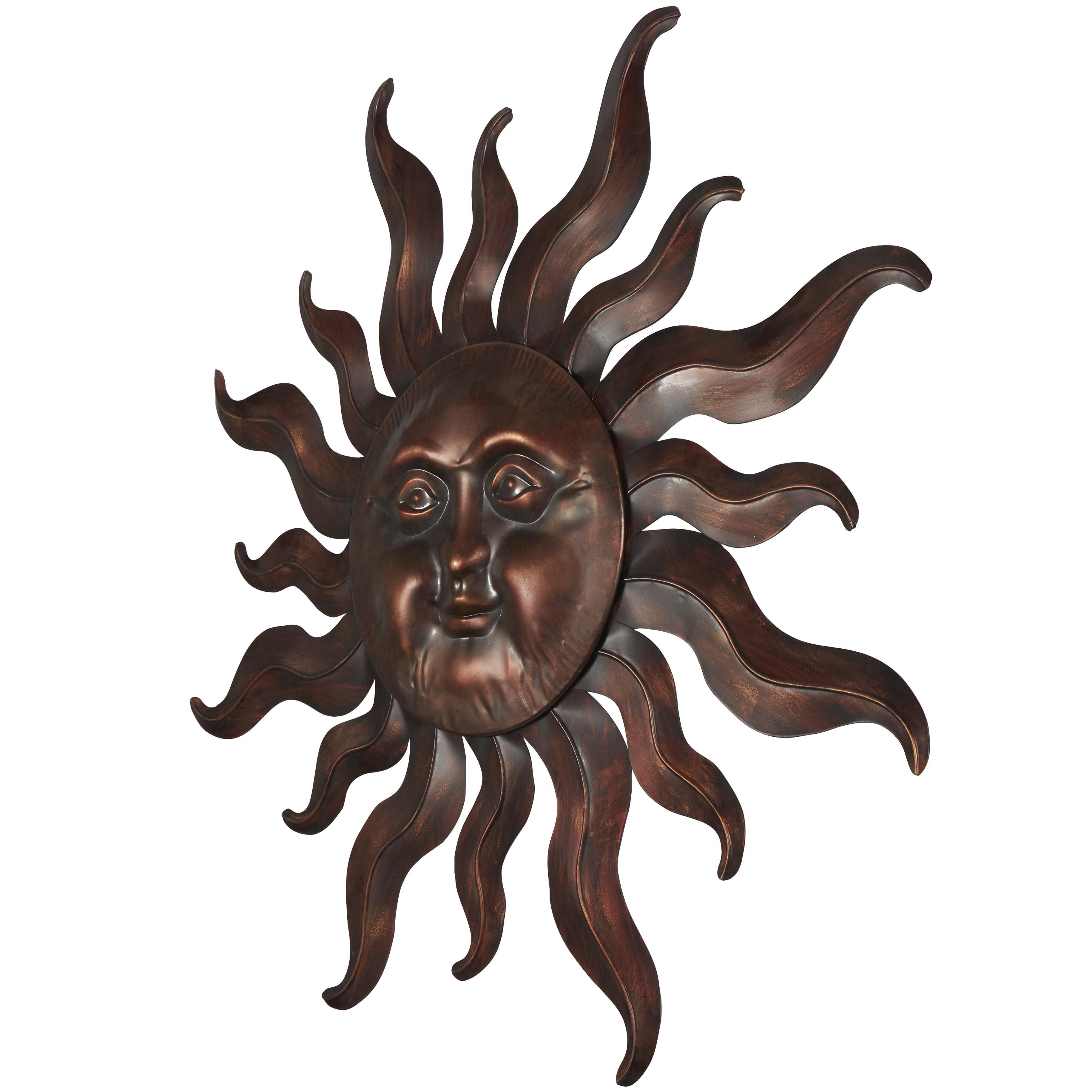 Bayberry Lane Sun Wall Decor with Smiling Face, , large