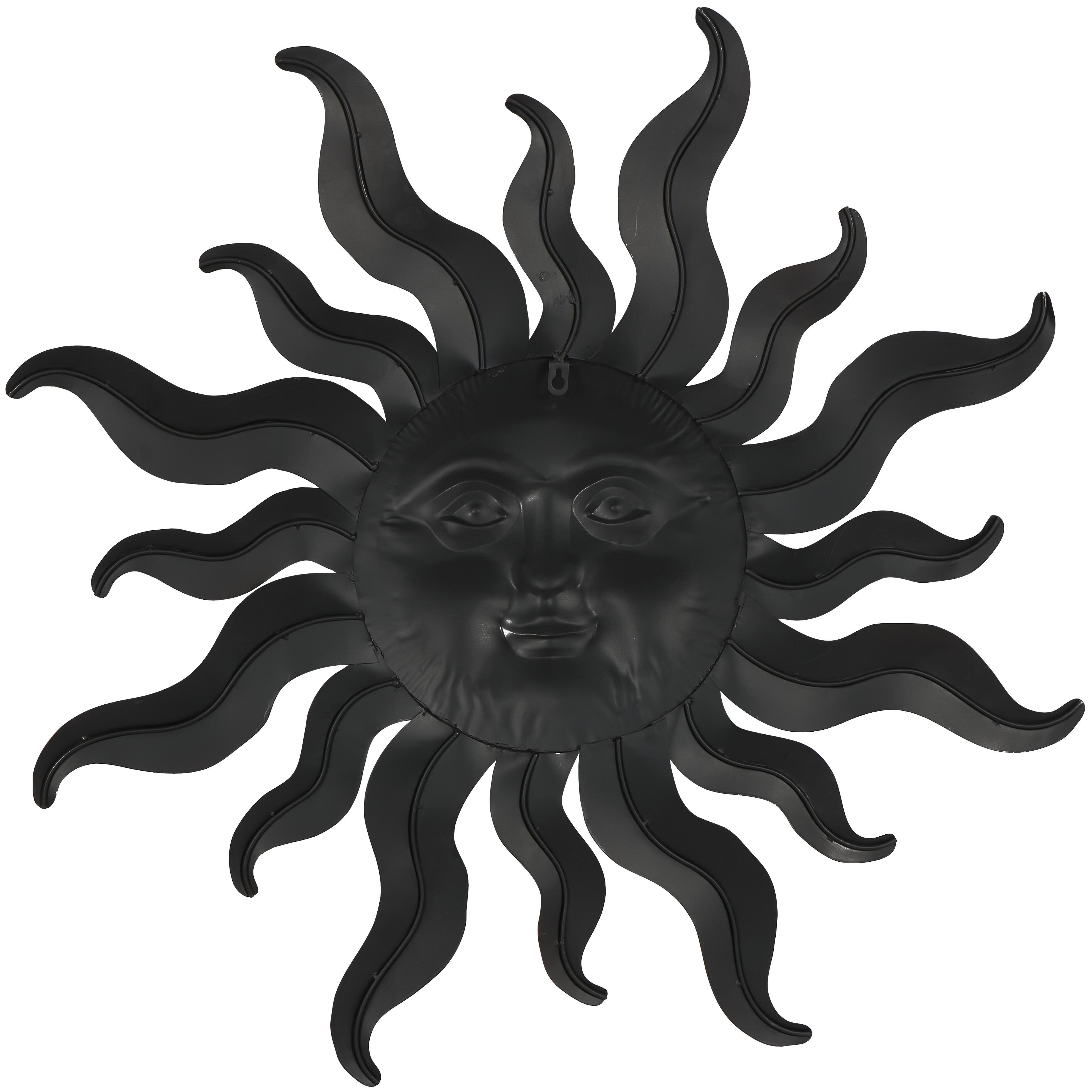 Bayberry Lane Sun Wall Decor with Smiling Face, , large
