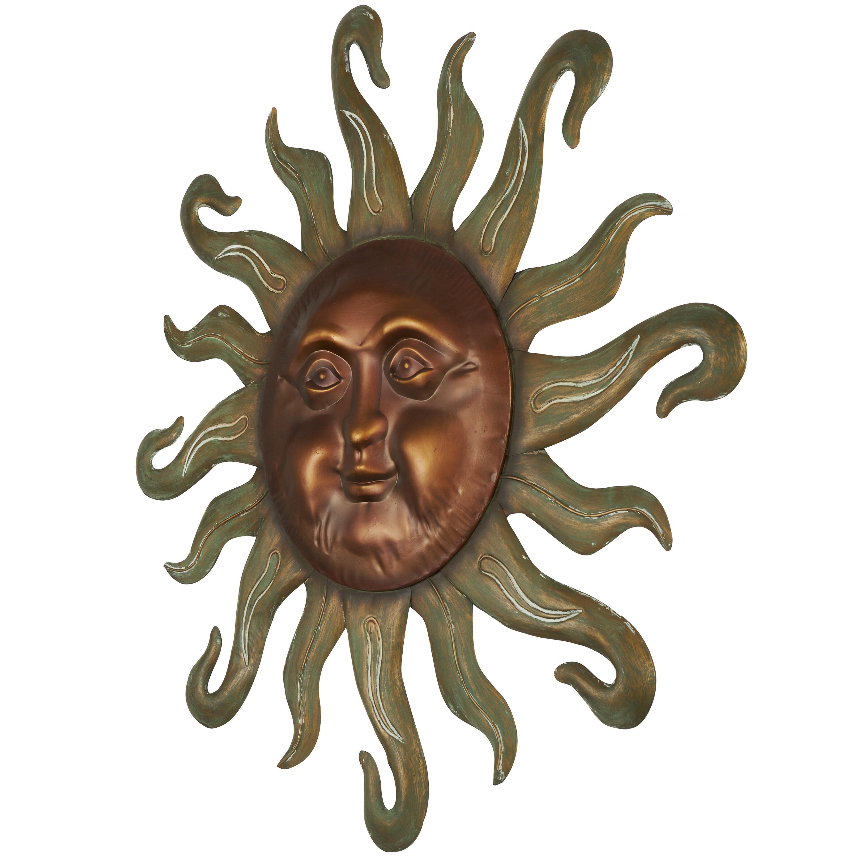 Bayberry Lane Sun Wall Decor with Smiling Face, , large