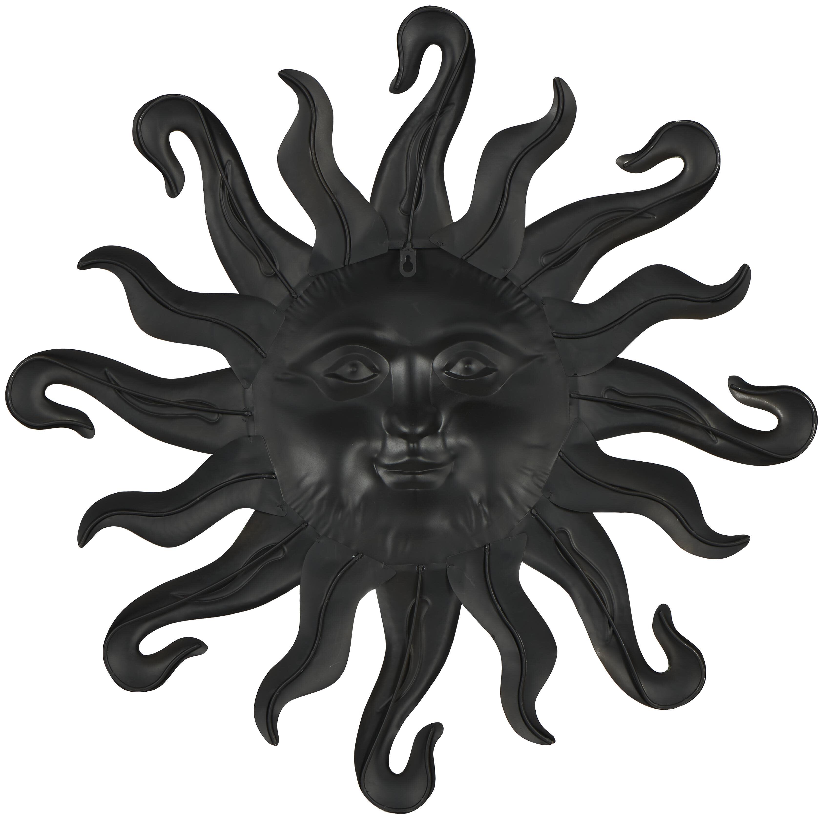 Bayberry Lane Sun Wall Decor with Smiling Face, , large