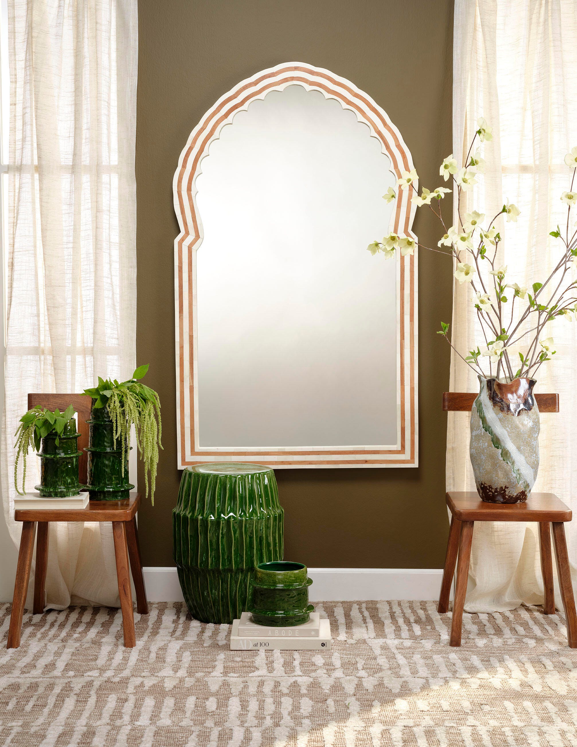 Relaxed Elegance Donovan Wall Mirror, , large