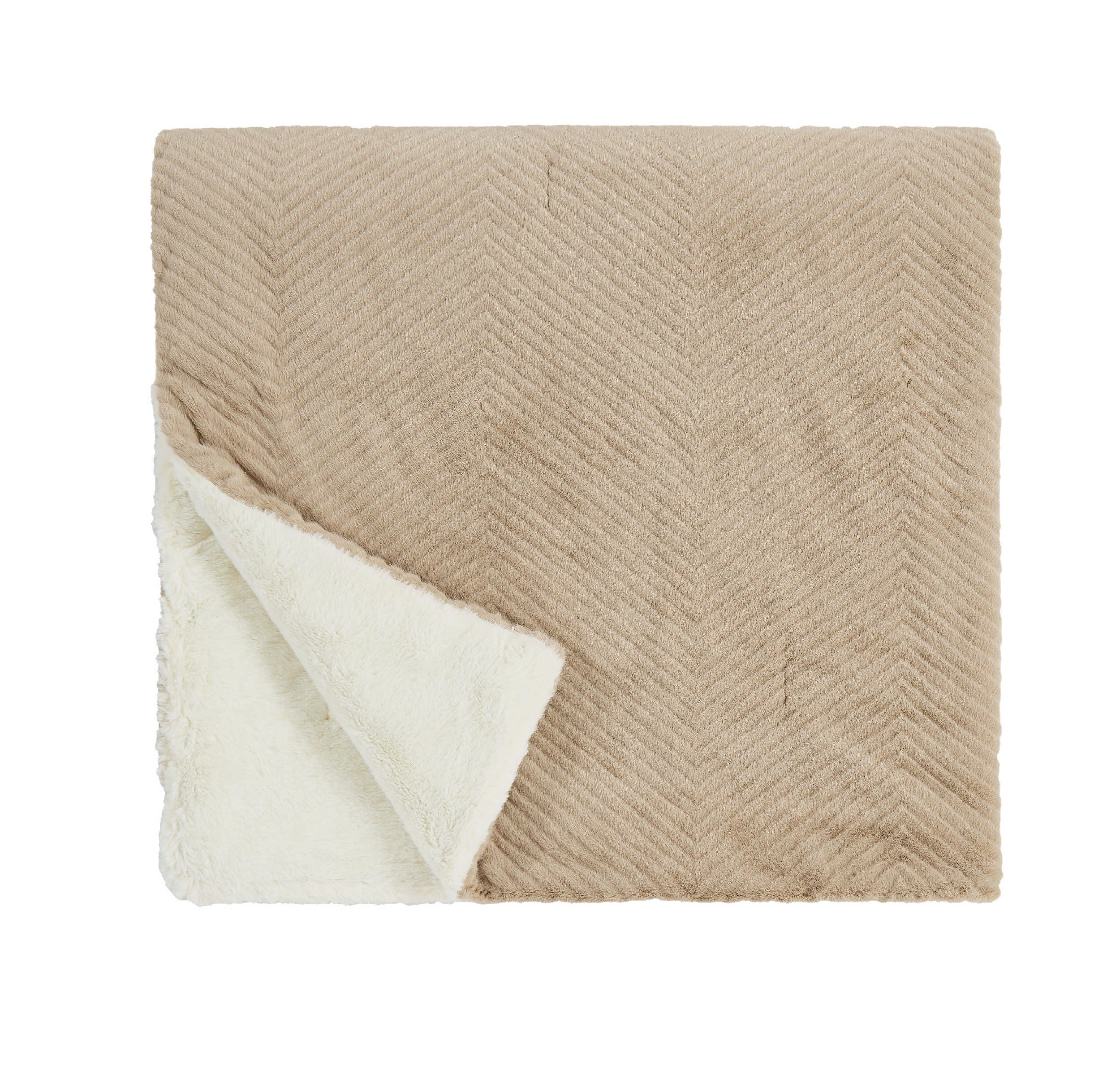Brooklyn Loom Corduroy Throw, Beige, large