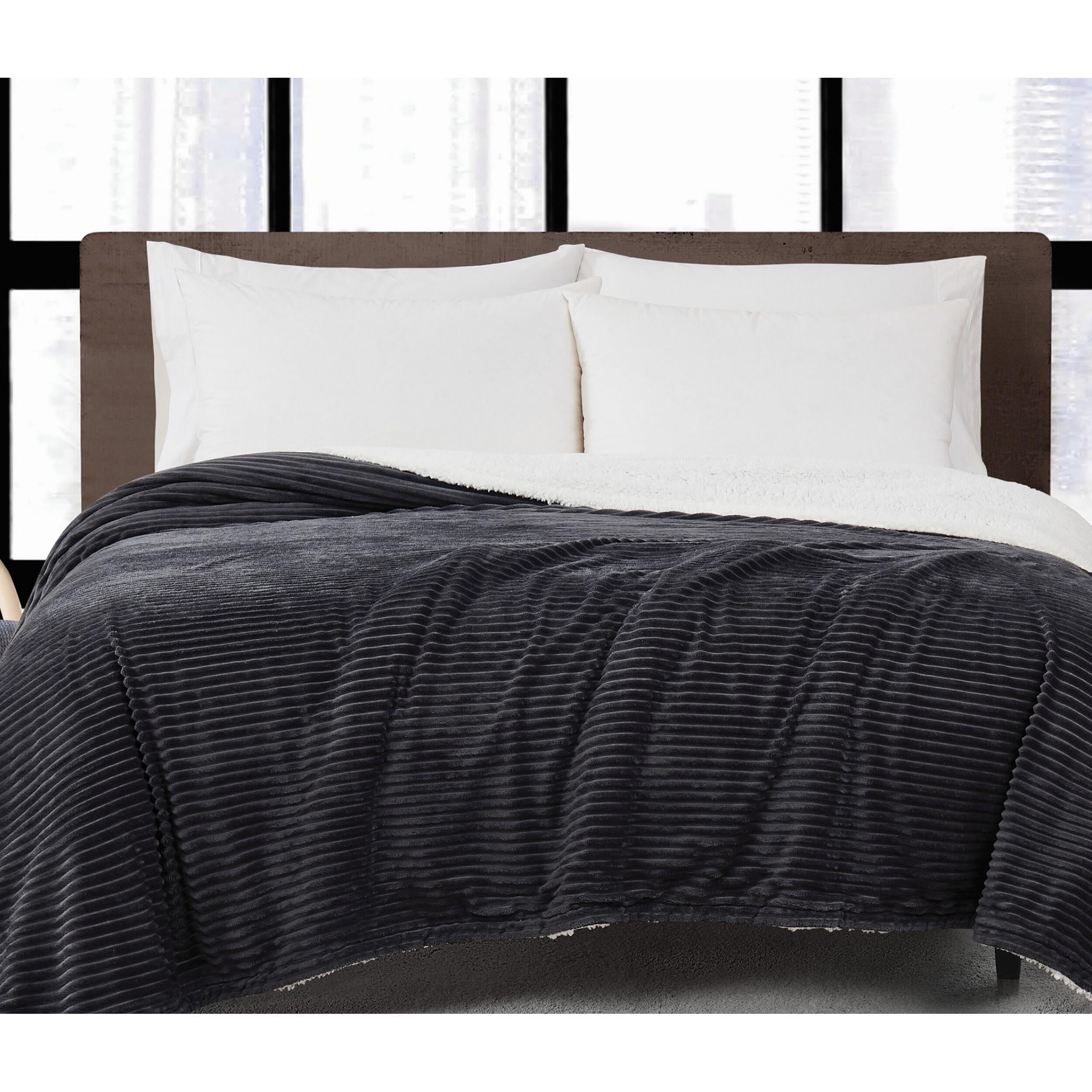 London Fog Blanket, Gray, large