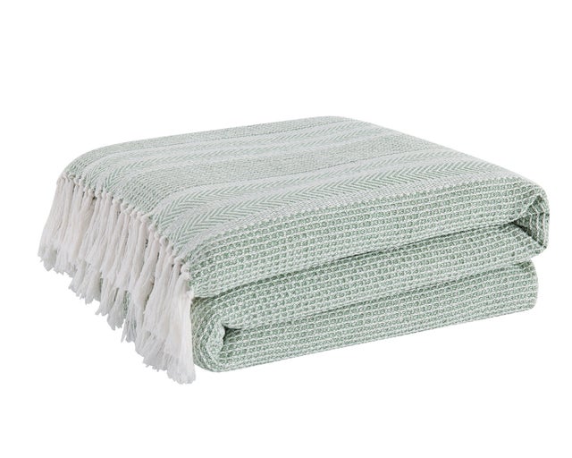 Oceanfront Resort Stripe Throw