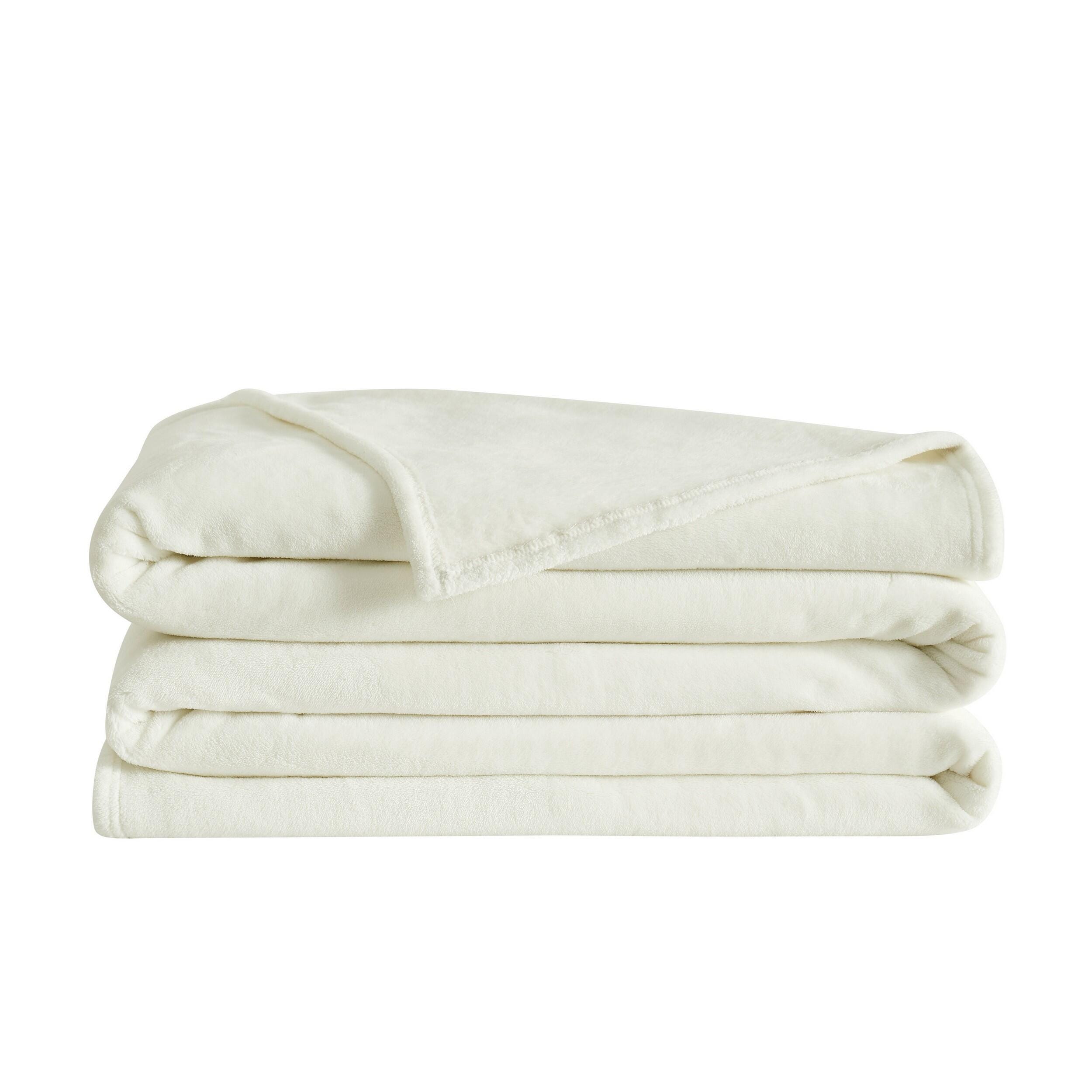 Truly Soft Throw, Ivory, large