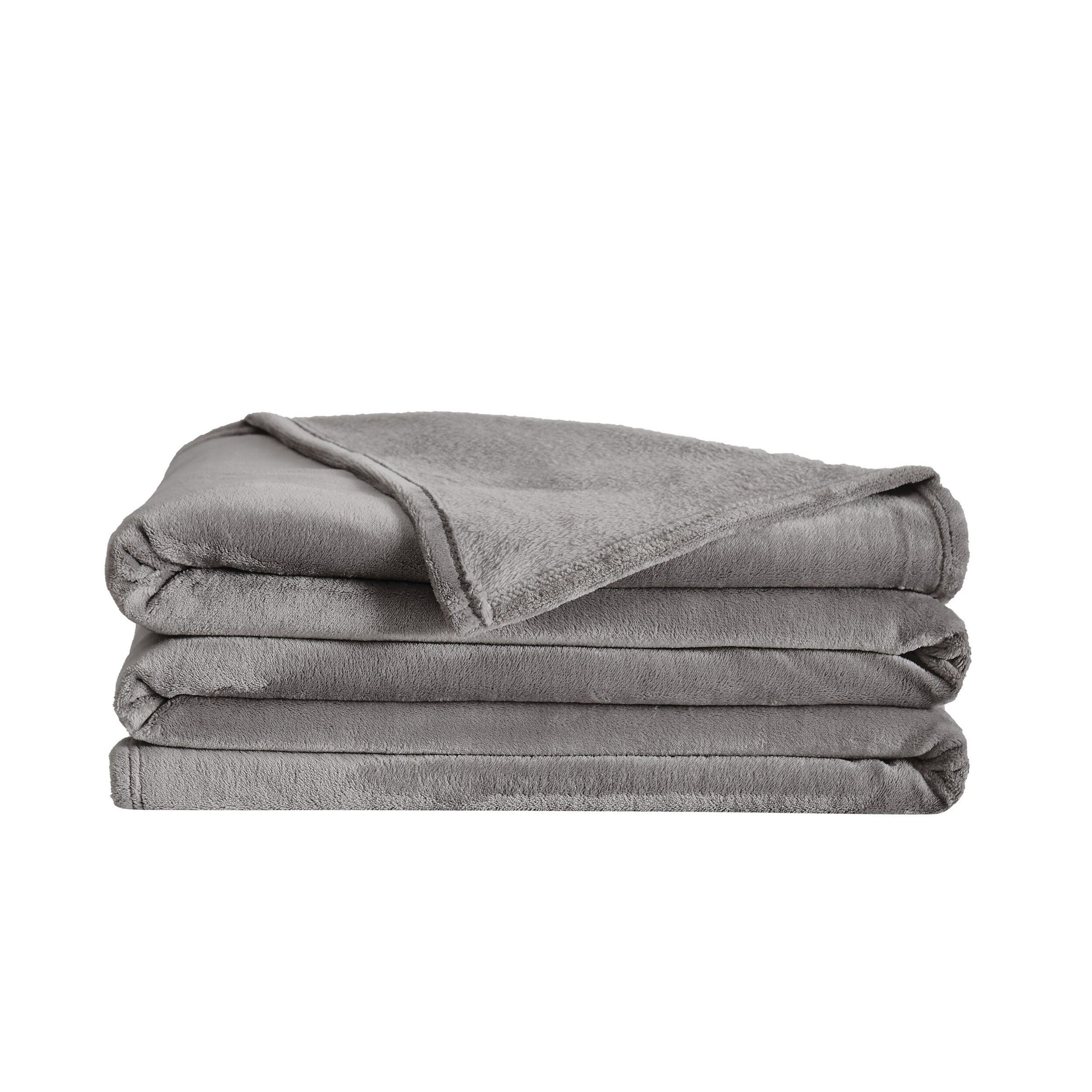 Truly Soft Throw, Gray, large