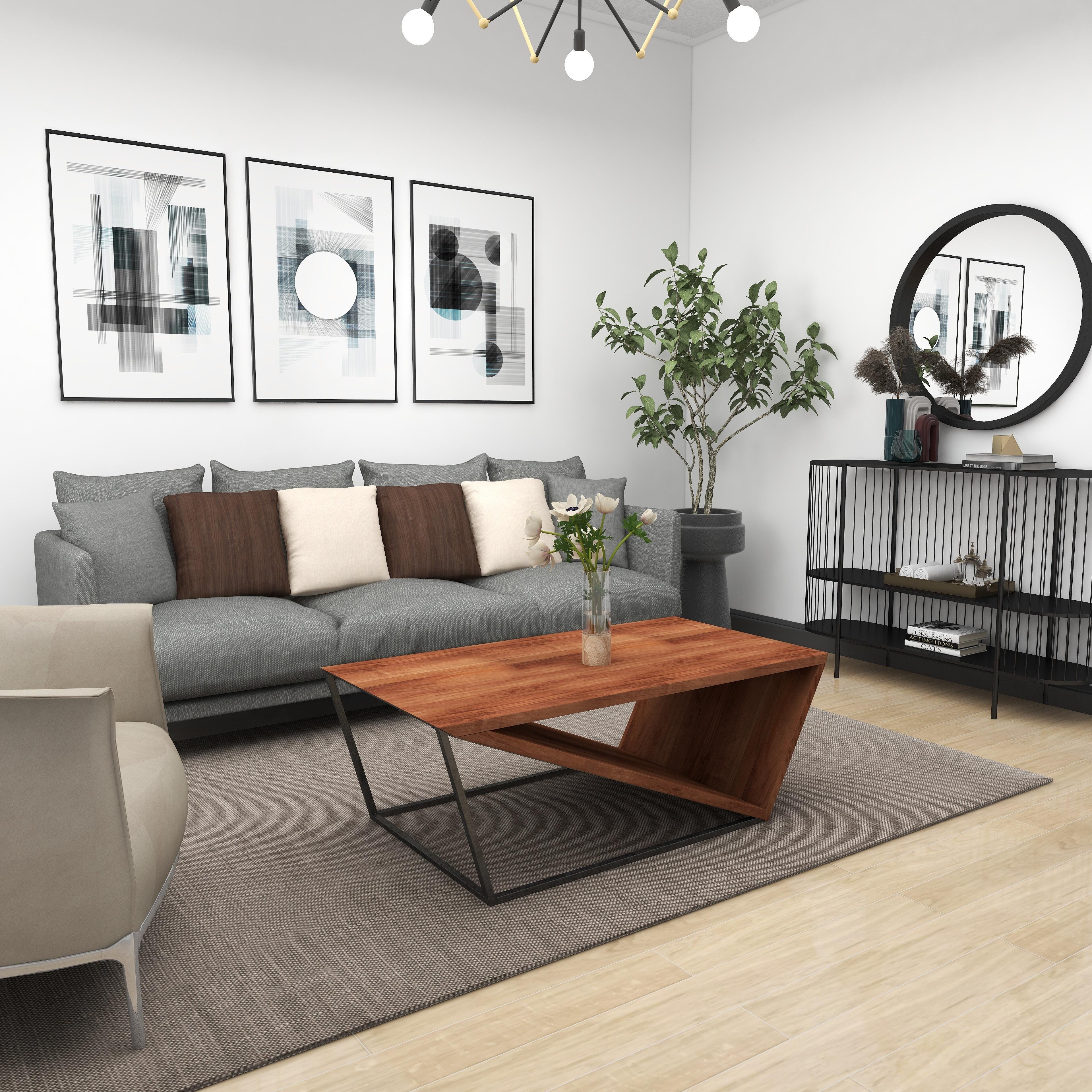 Bayberry Lane Open Frame Coffee Table, , large