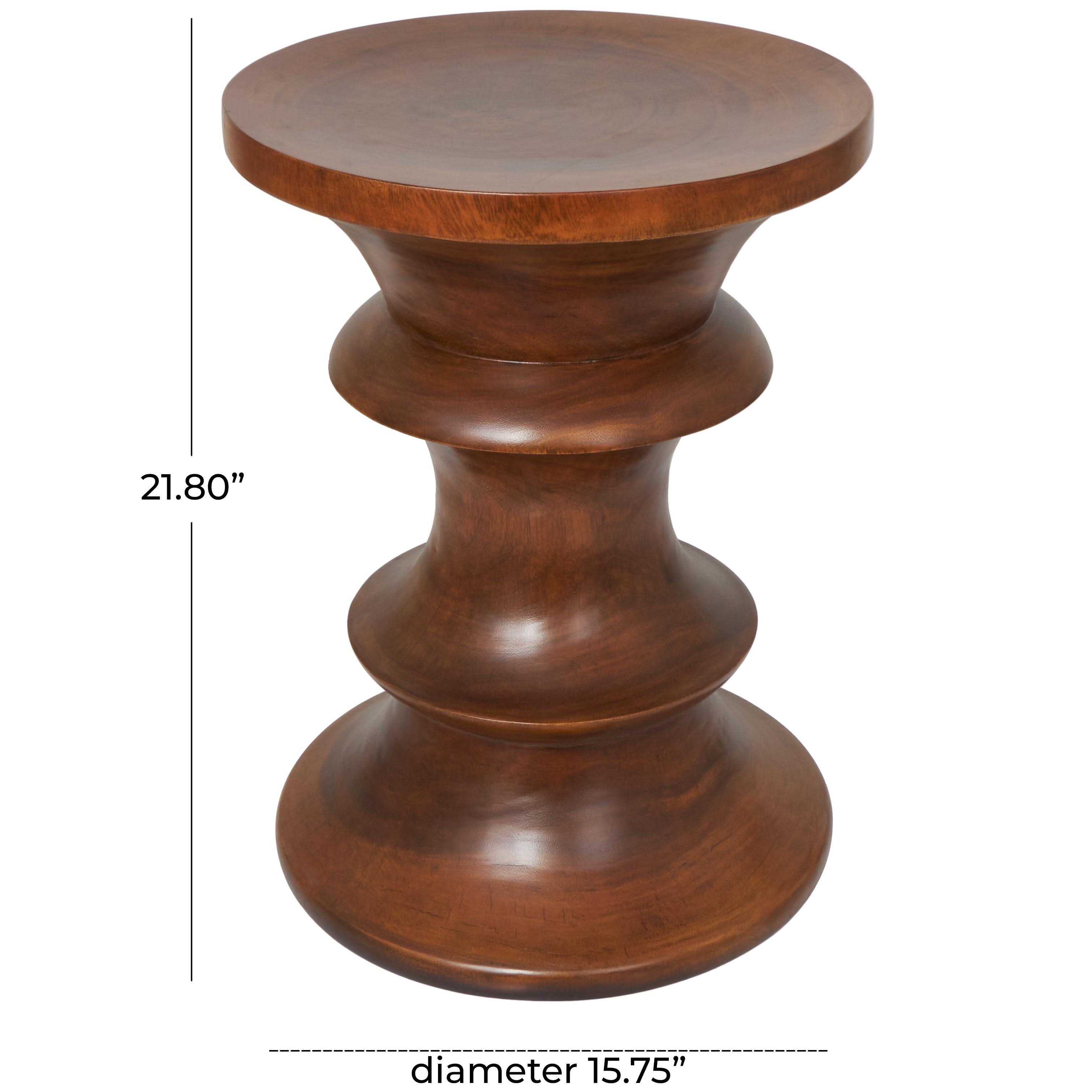 Bayberry Lane Geometric Accent End Table, , large